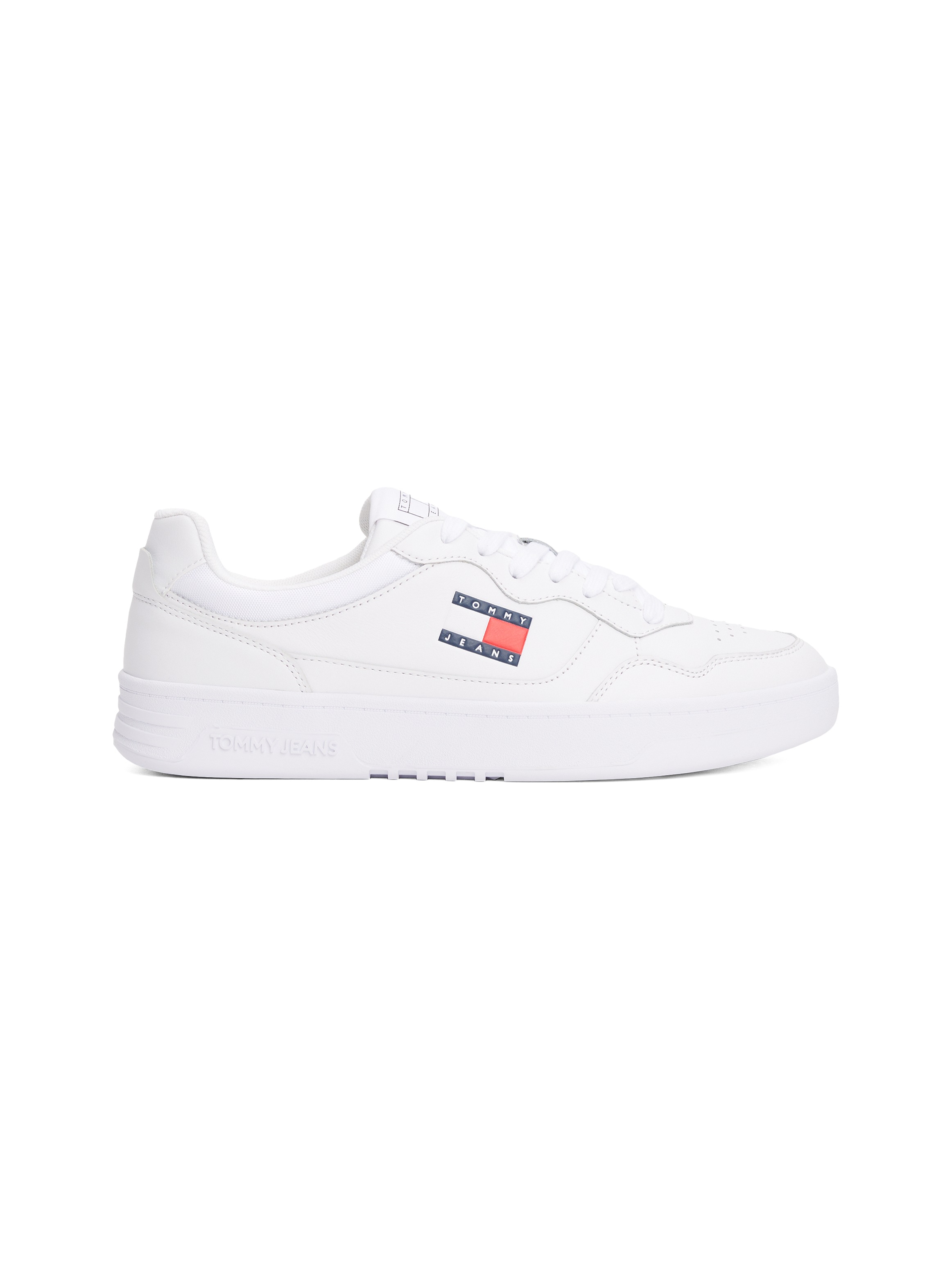 Tommy Jeans Sneaker »(NEW) TJM CUPSOLE LEATHER ESS«, Freizeitschuh, Halbschuh, Schnürschuh im Basket-Look
