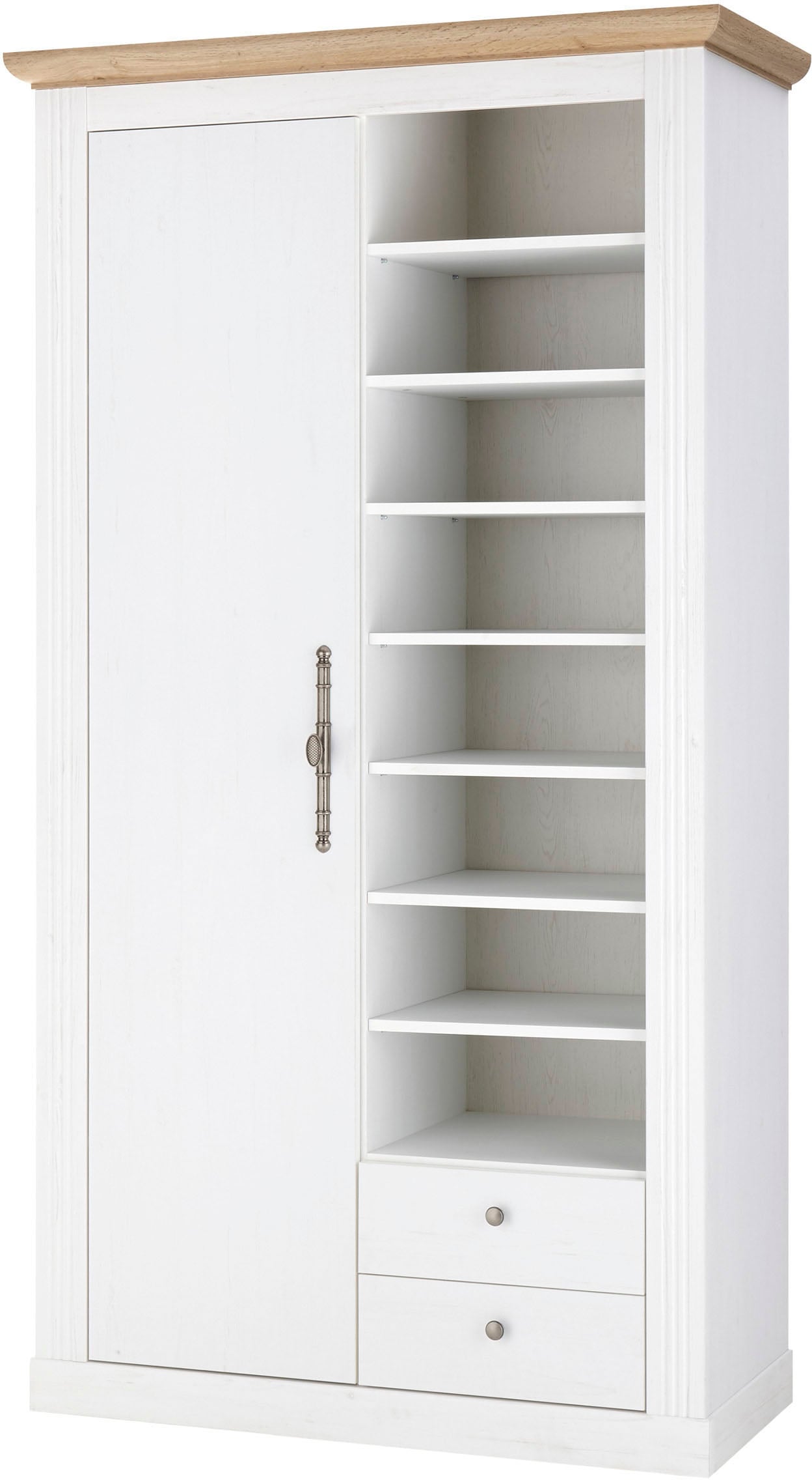 Home affaire Garderobenschrank »WESTMINSTER TOPSELLER!«, (Breite ca. 108 cm), im romantischen Landhausstil