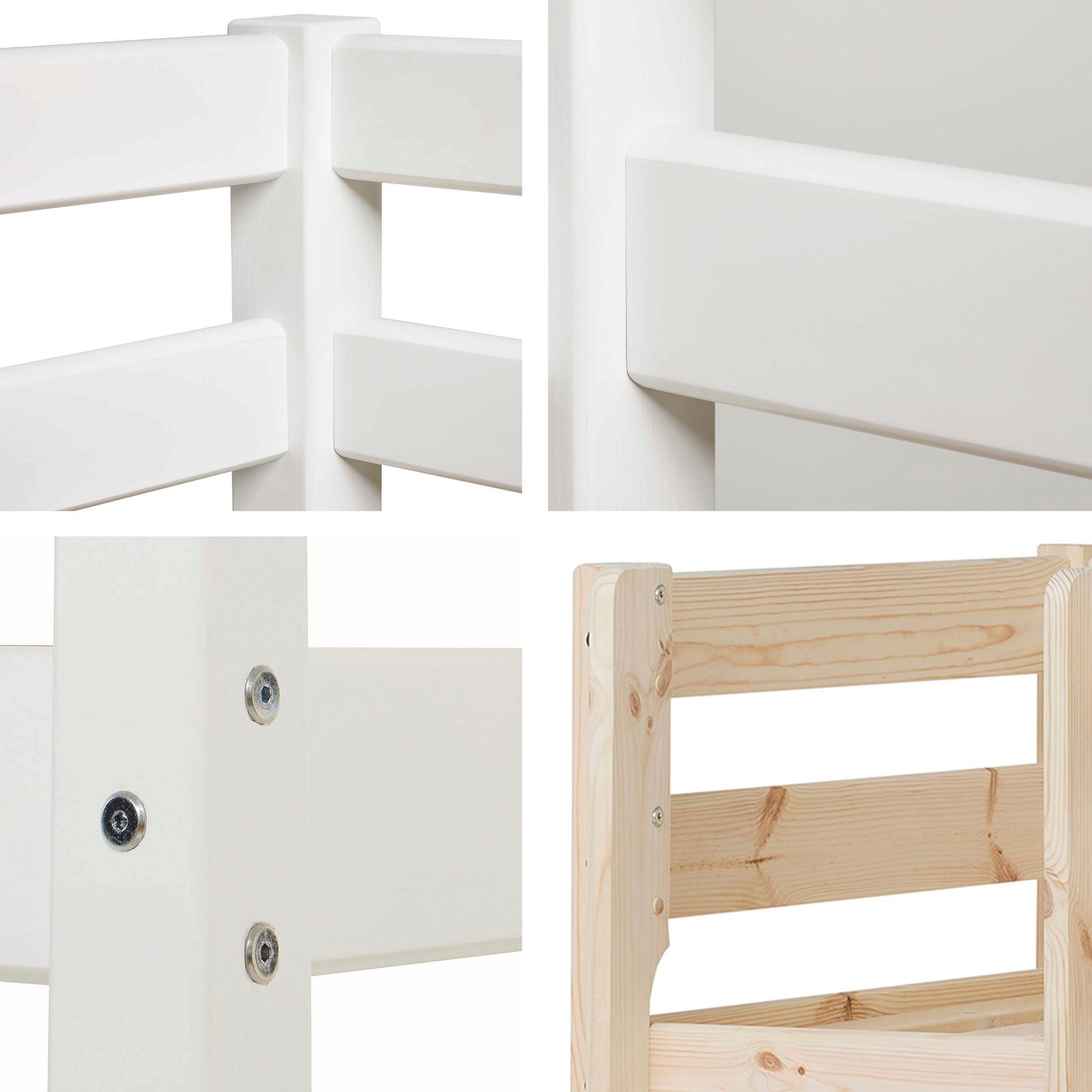 Hoppekids Spielbett »ECO COMFORT, Hochbett, in 2 Einzelbetten teilbar«, Höhe 72cm, Farbe & Größe & Matratze