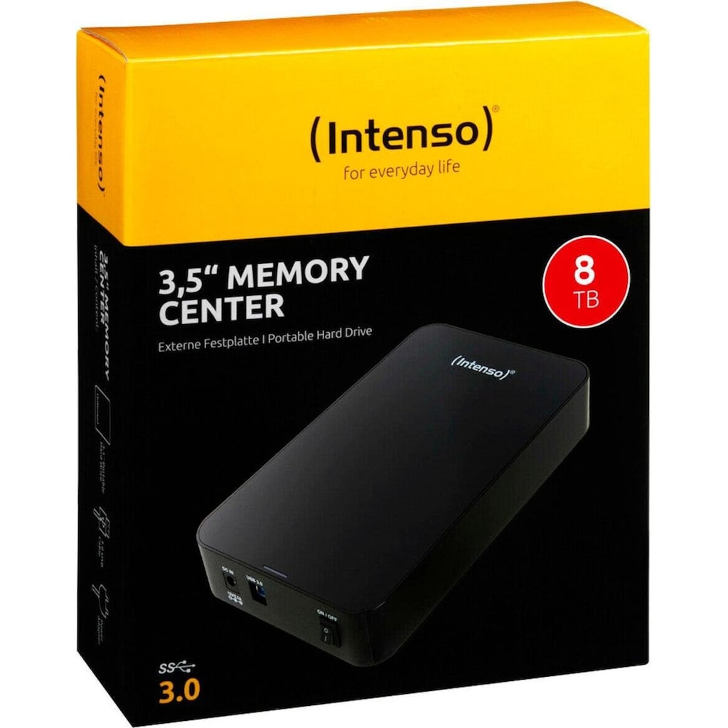 Intenso HDD-Festplatte »Memory Center«, 3,5 Zoll, Anschluss USB 3.0