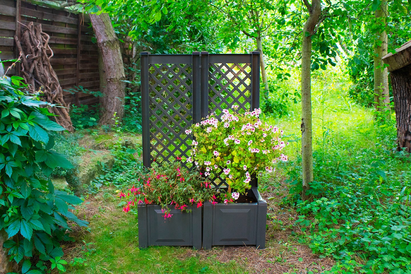 KHW Spalier mit Pflanzkasten, BxTxH: 43x43x140 cm günstig online kaufen