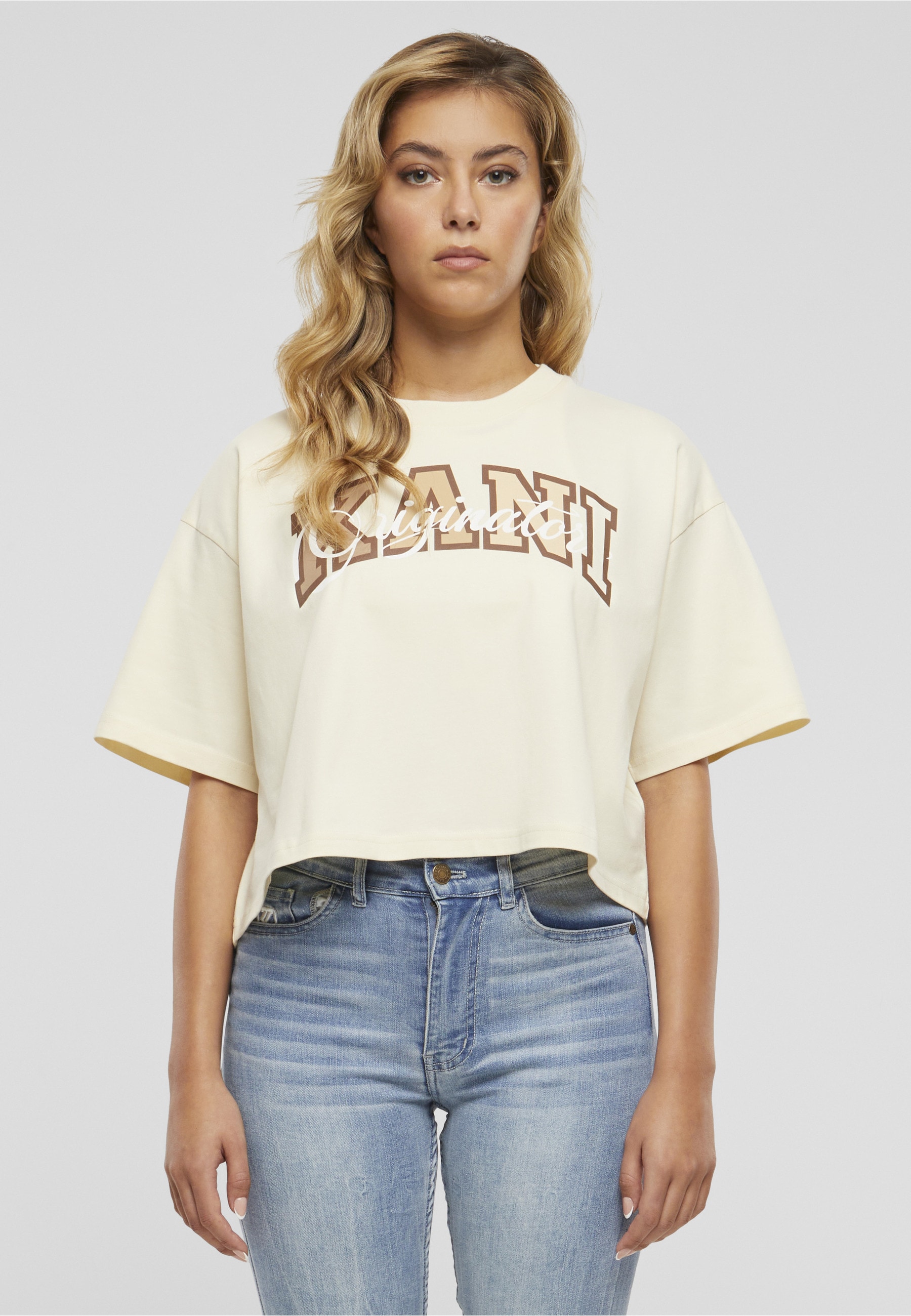 Karl Kani T-Shirt »Karl Kani Damen KW242-026-2 Karl Kani Serif Originator Crop Tee« 1