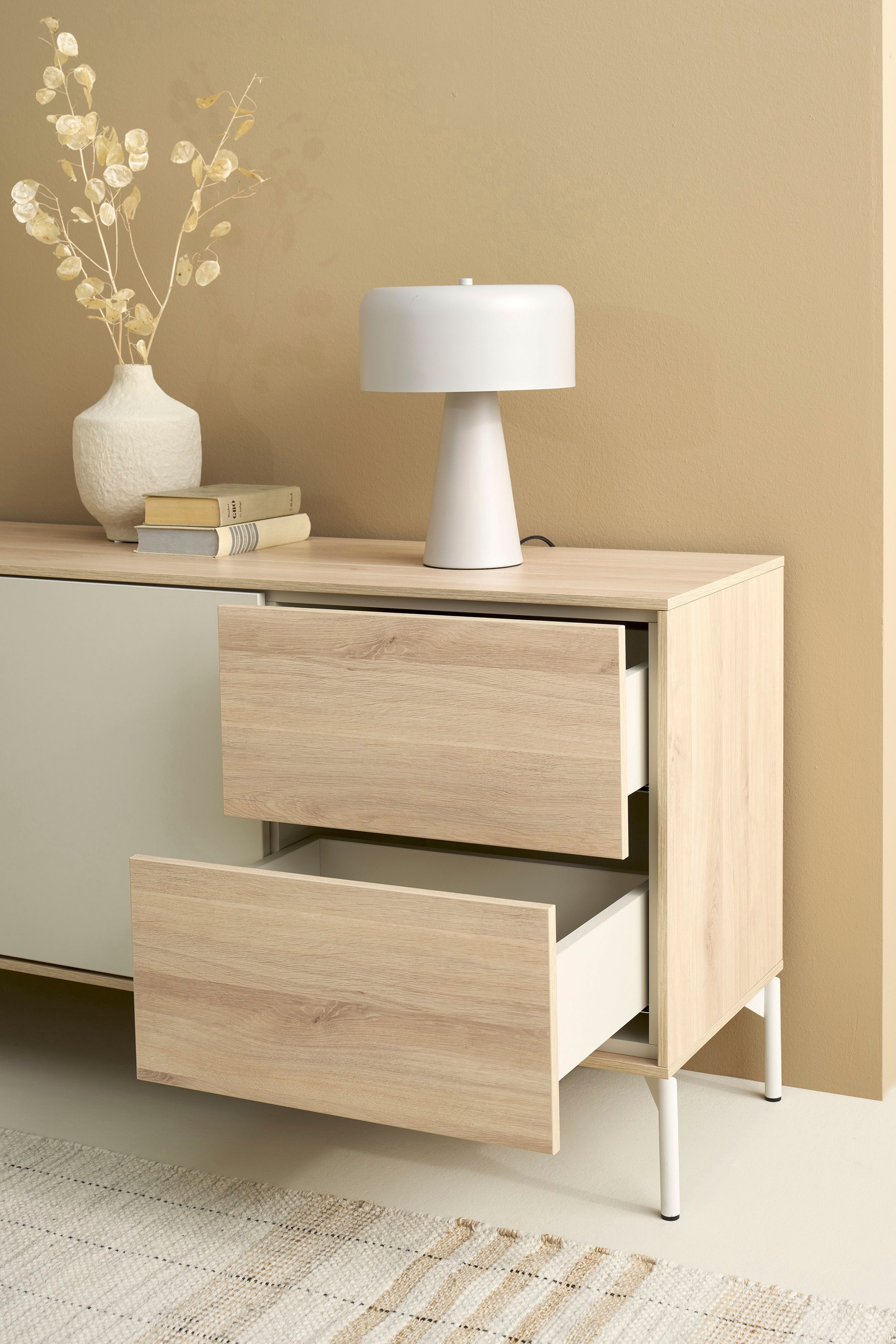 SCHÖNER WOHNEN-Kollektion Sideboard »LABOE« 1 Stk. tlg. 150 cm oder 200 cm mit push to open Funktion