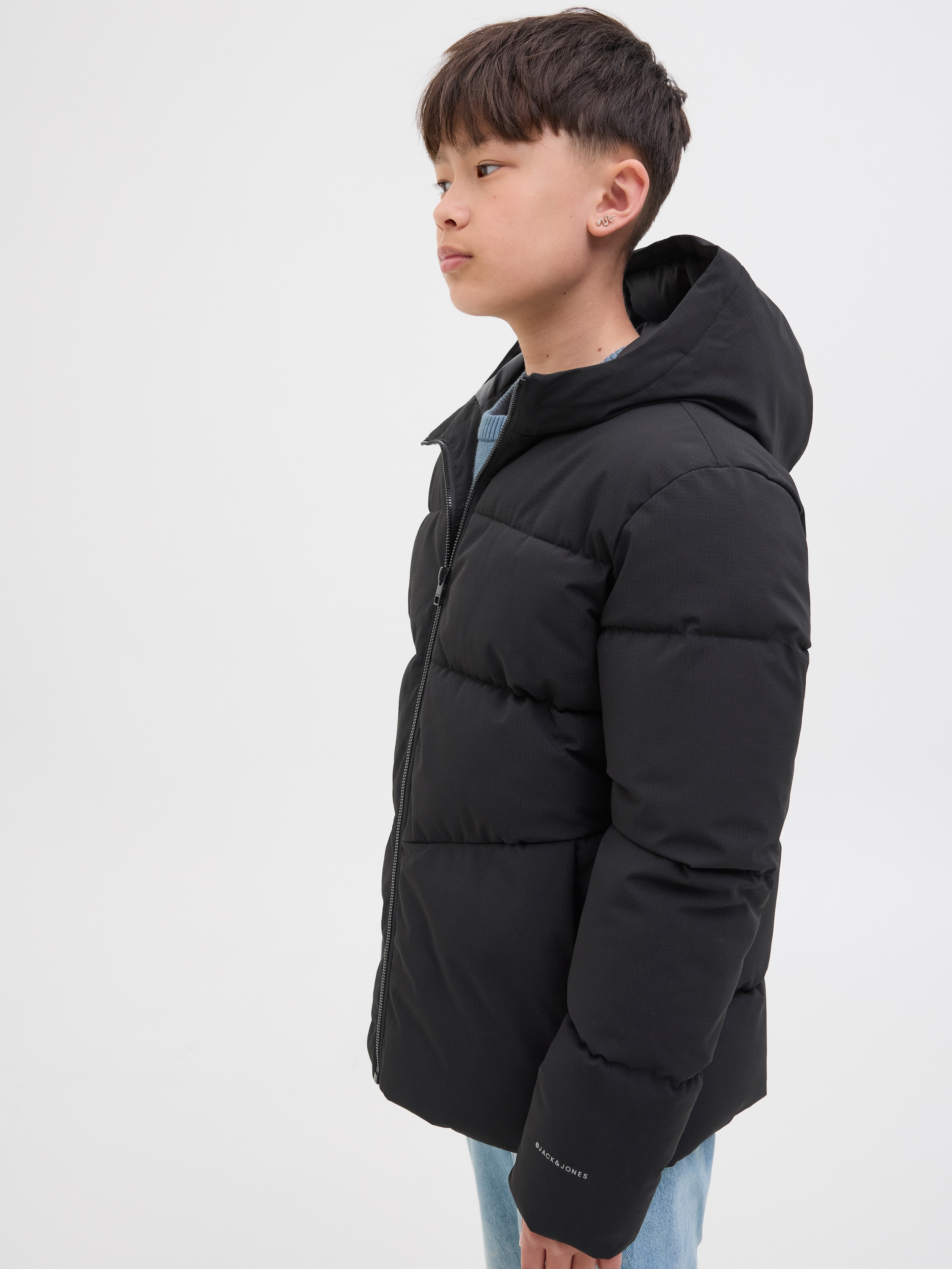 Jack & Jones Junior Steppjacke »JJGLOBAL PUFFER JACKET JNR«, mit Kapuze