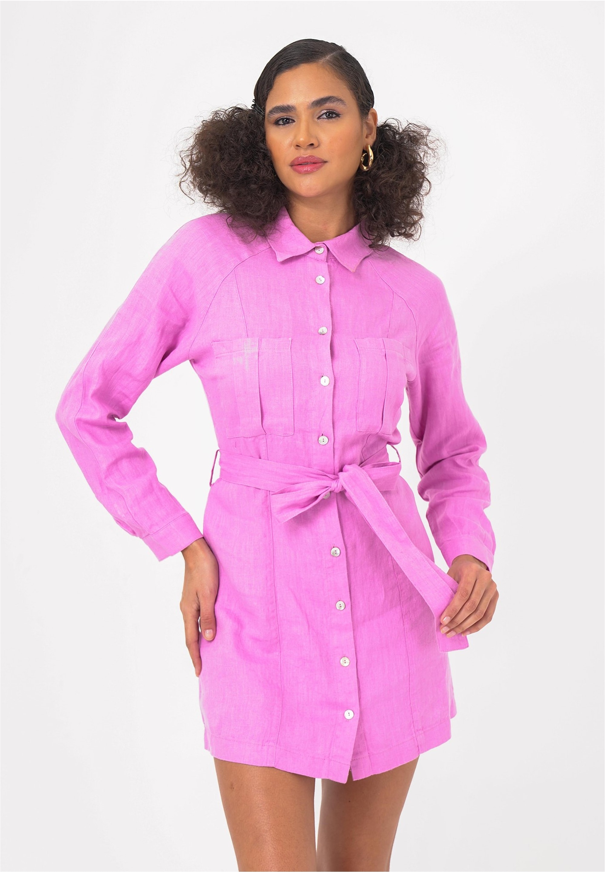freshlions Jerseykleid "Belinda" 1 tlg. mit praktischem Bindeband