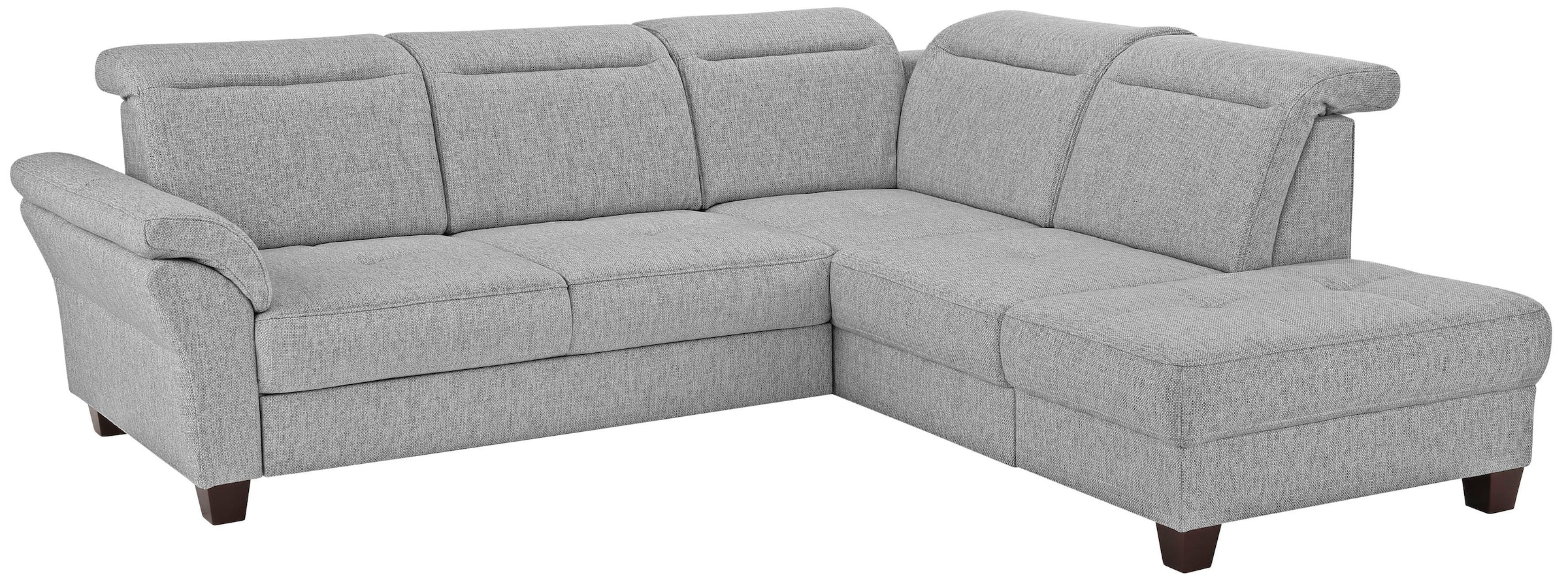 Home affaire Ecksofa "Solvei L-Form" wahlweise auch mit Kopfteilverstellung günstig online kaufen