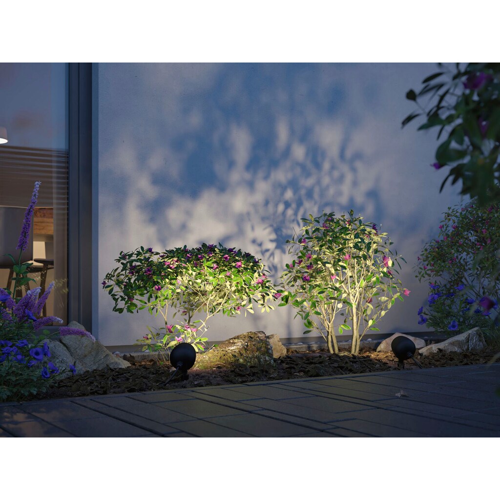 Paulmann LED Gartenleuchte »Outdoor 230V Spot Kikolo RGBW ZigBee«, 1 flammig-flammig