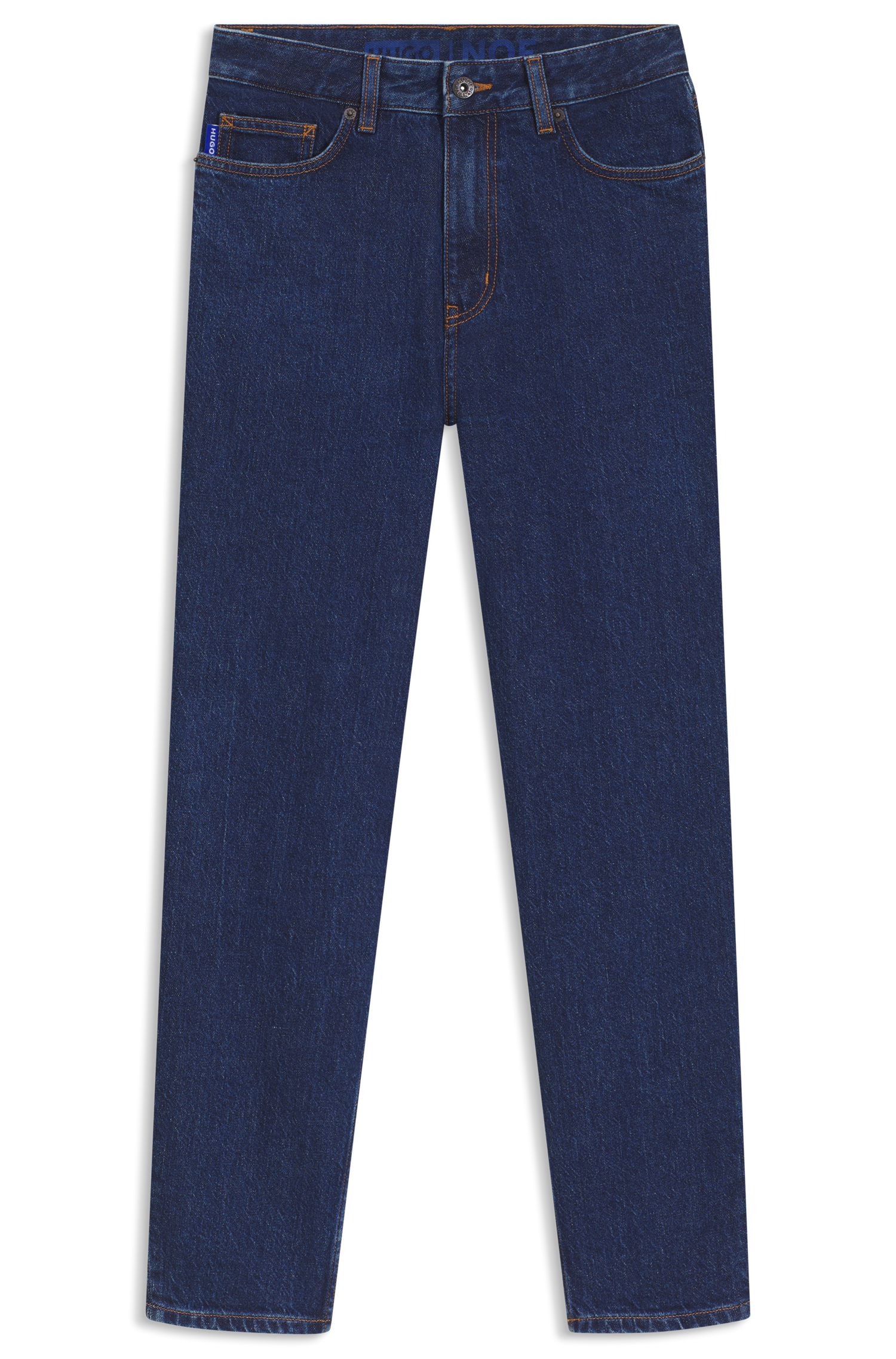HUGO Blue Mom-Jeans »Noe«, Straight Fit Jeans mit hoher Leibhöhe