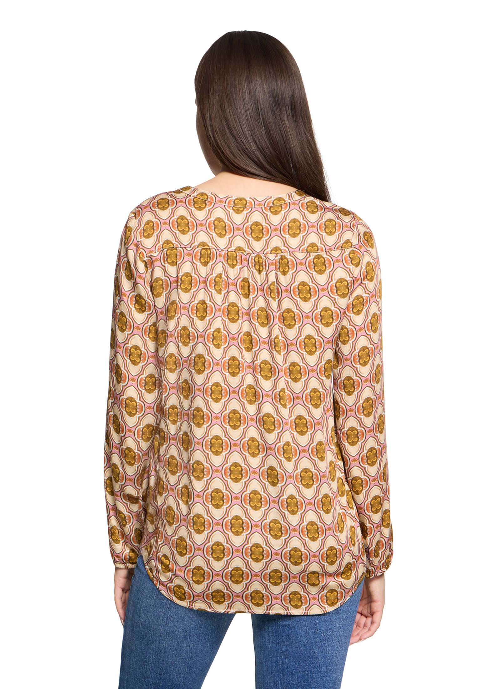 Cartoon Schlupfbluse »Damen mit Knöpfen«