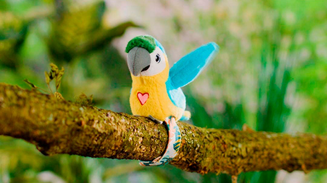 Happy Yappers Plüschfigur »Happy Yappers, Blauer Papagei«