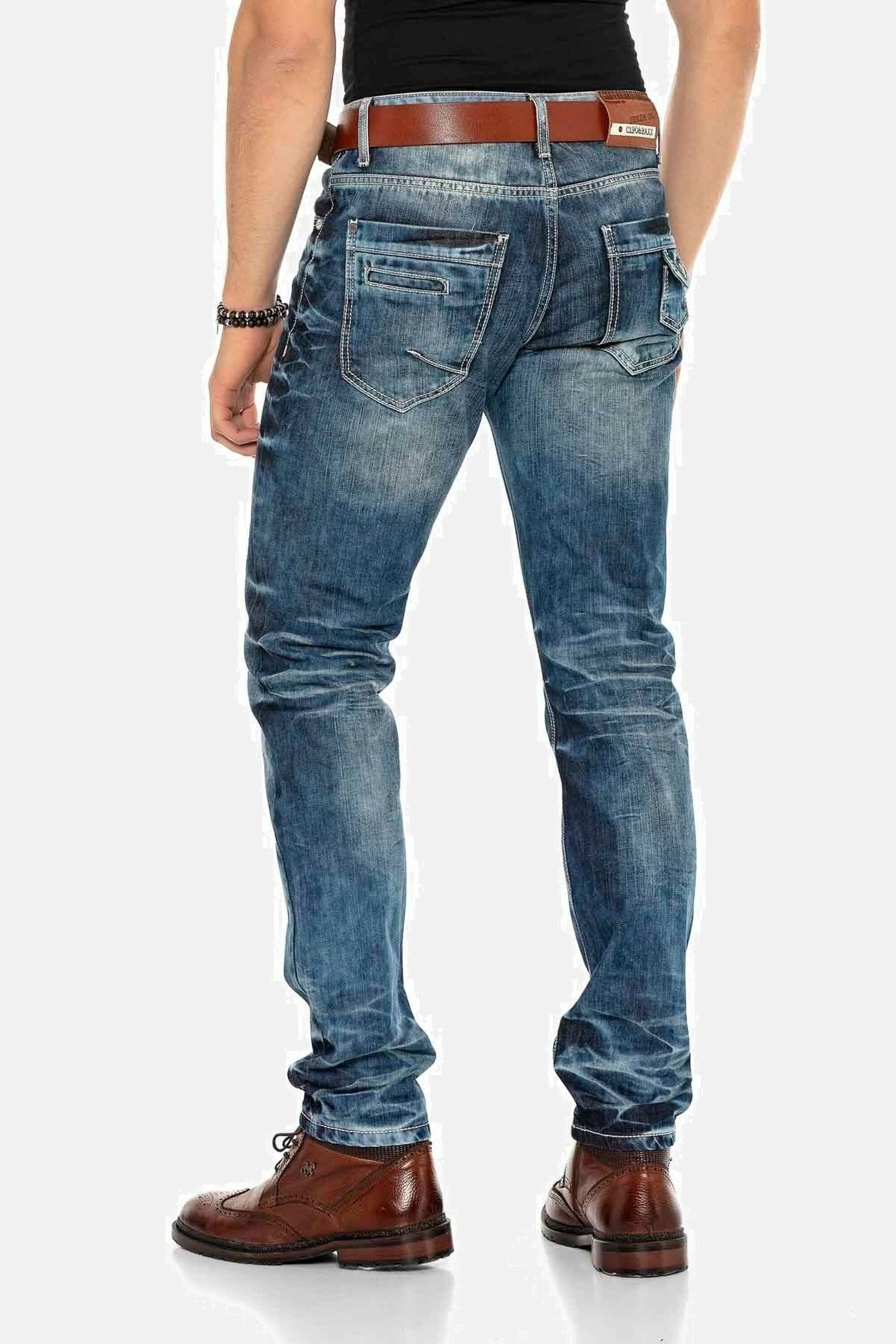 Thumbnail - Cipo & Baxx 5-Pocket-Jeans "Jeans", in Straight-Fit, CD-328
