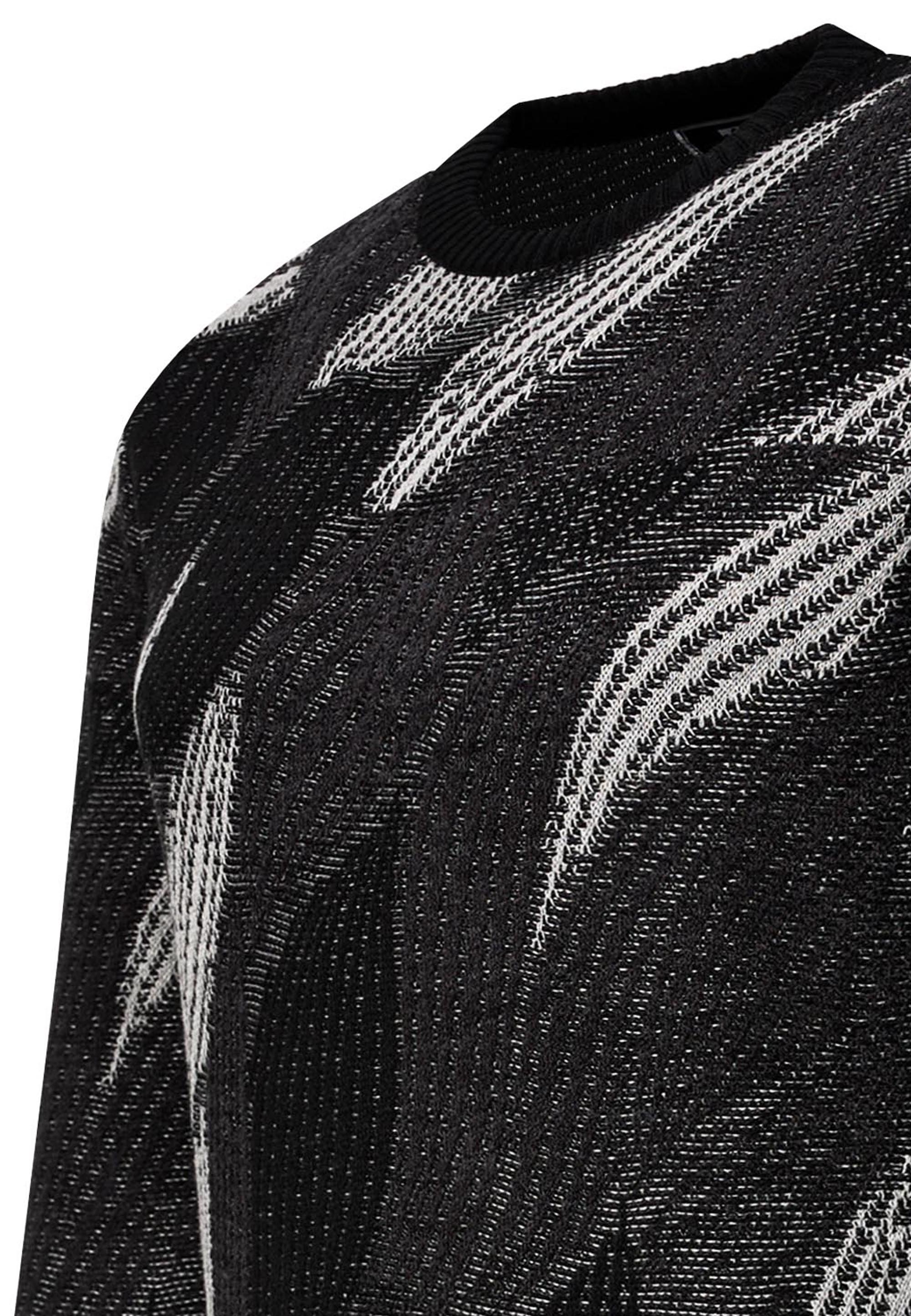 Rusty Neal Strickpullover, im angesagten Wellen-Design
