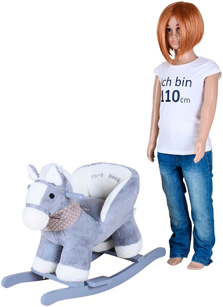 Knorrtoys® Schaukeltier »Pferd grau«