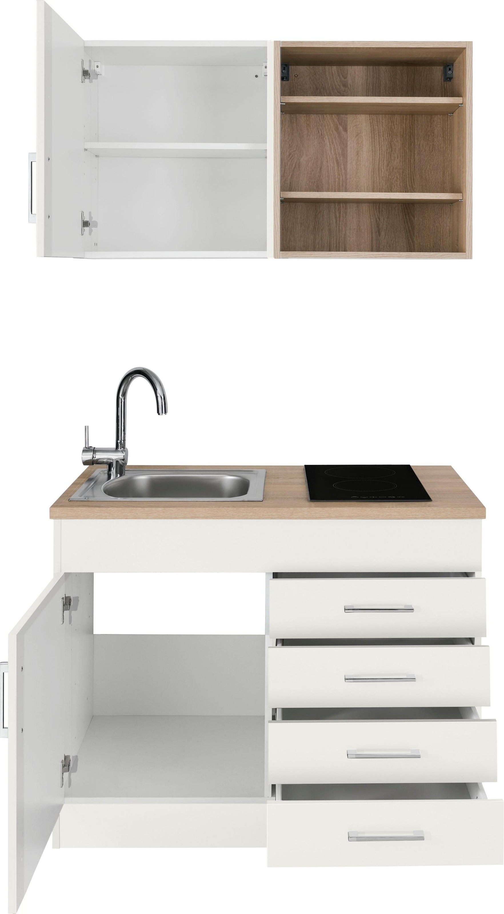 Thumbnail - KOCHSTATION Pantryküche "KS-Mali" Breite 100 cm, wahlweise mit E-Geräten