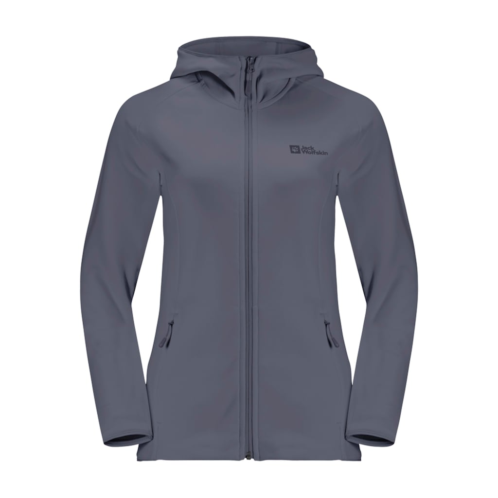 Jack Wolfskin Fleecejacke »BAISELBERG HOODED FZ W«, mit Kapuze