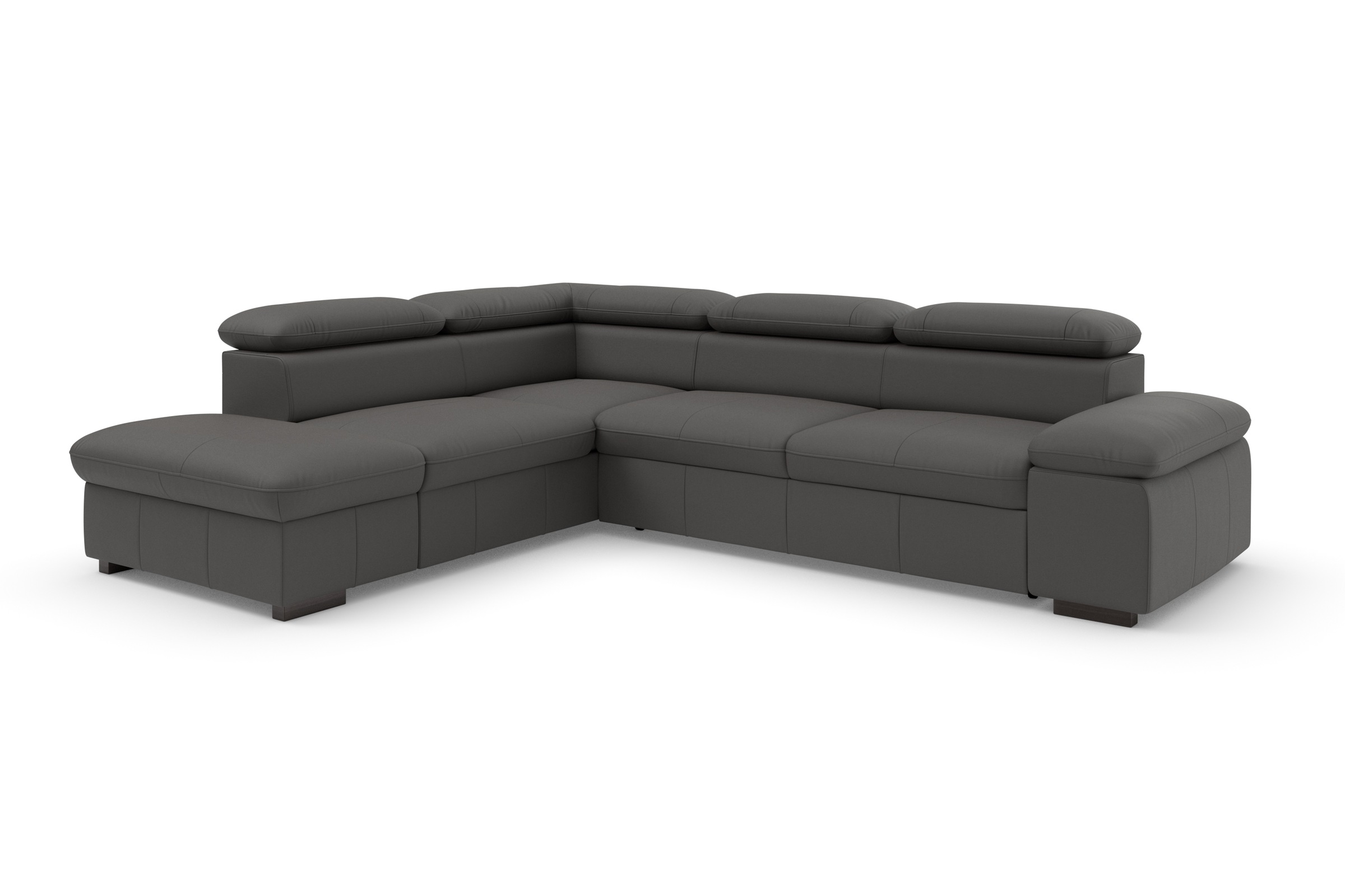 Home affaire Ecksofa »Alberto L-Form«, mit Kopfteilverstellung, wahlweise mit Bettfunktion