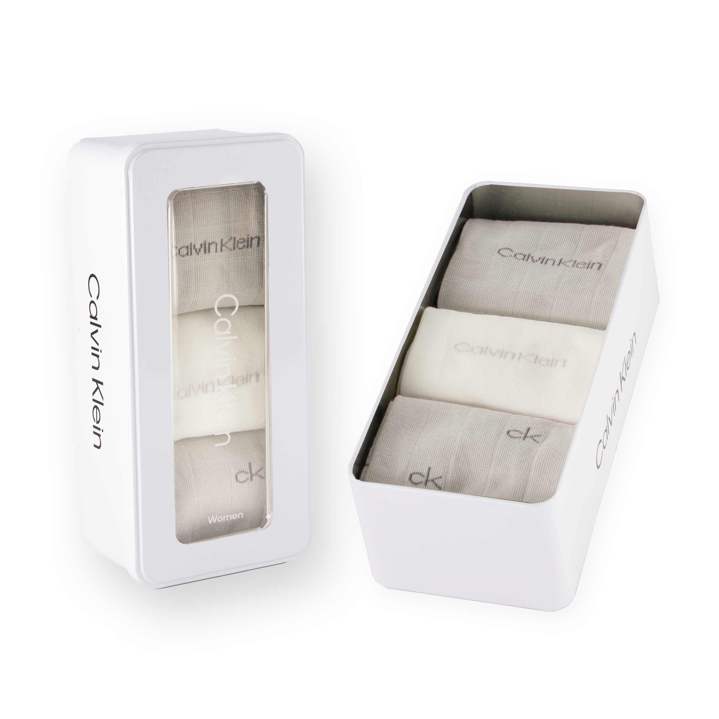 Calvin Klein Socken "CK WOMEN SOCK 3P GIFTBOX GRID AOP" 3er Pack, Geschenkb günstig online kaufen