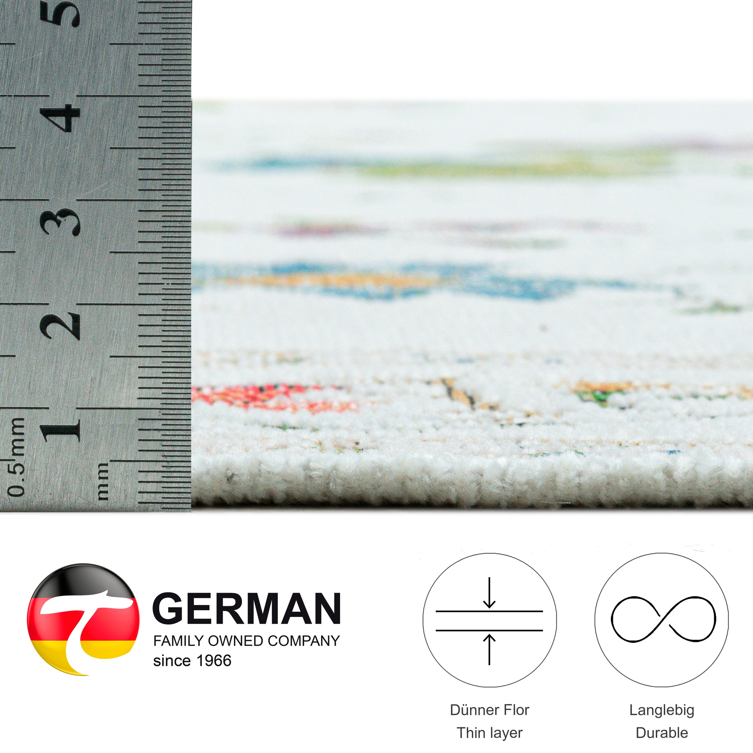 THEKO Flomi Sagrini Rug Beige 140x200cm 2