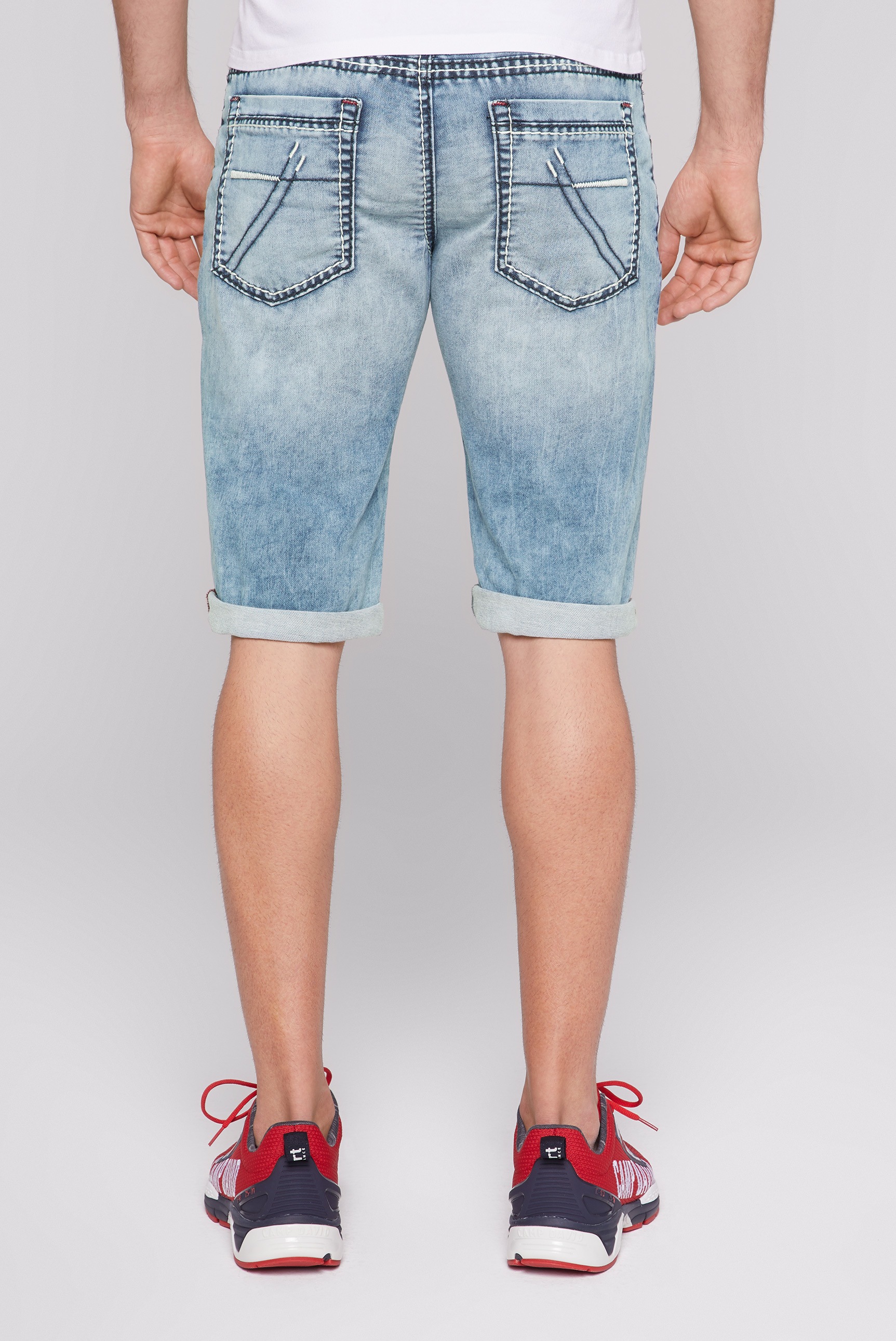 CAMP DAVID Jeansshorts, mit normaler Leibhöhe