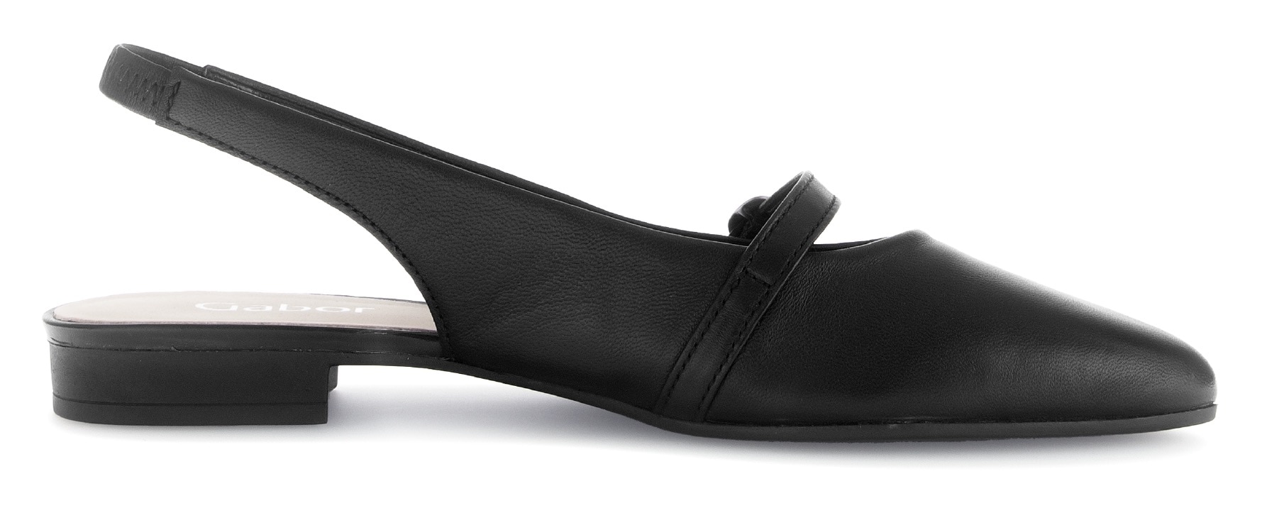 Gabor Slingpumps, Blockabsatz, Abendschuh, Businessschuh, elastisches Fersenriemchen