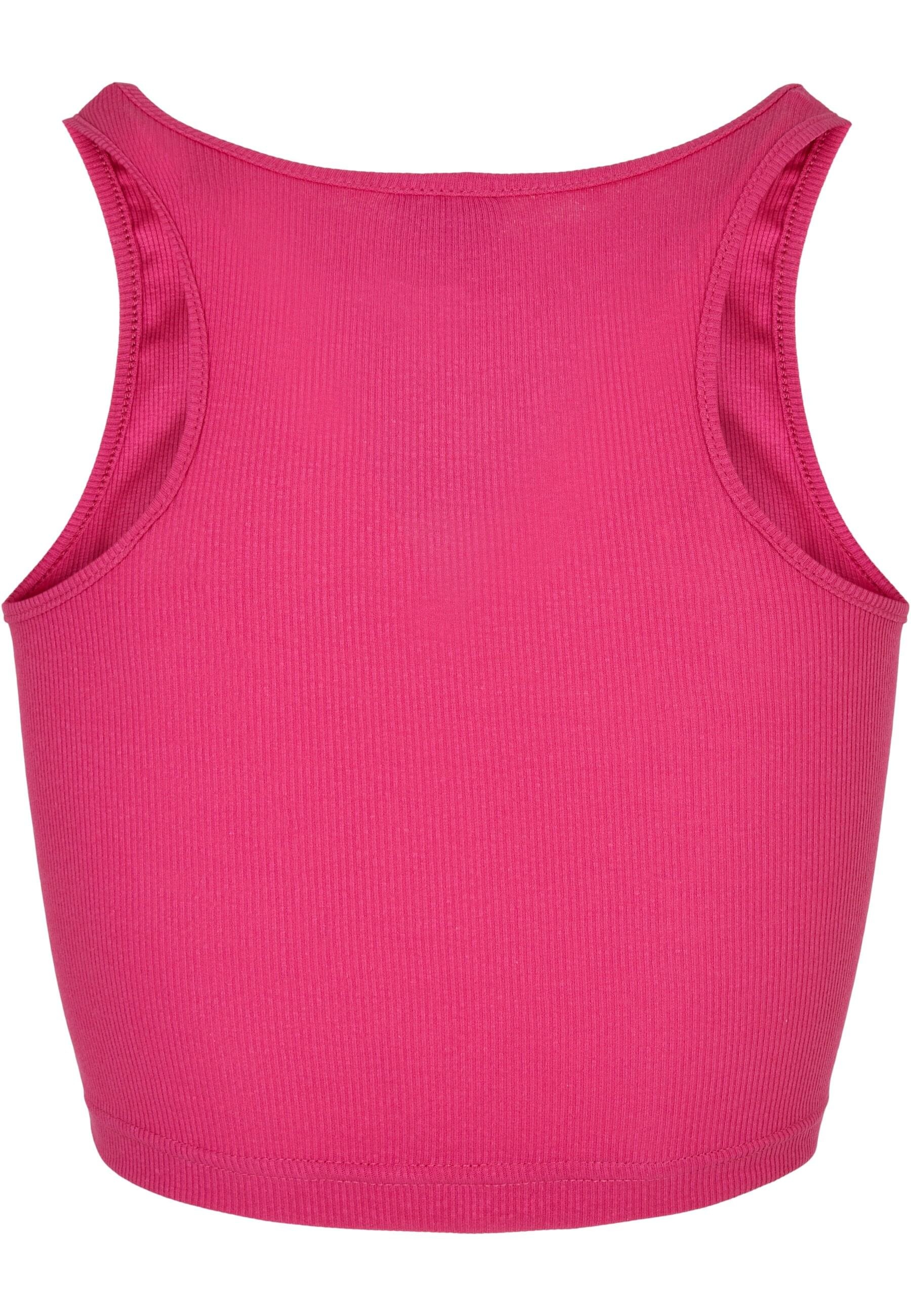 URBAN CLASSICS Muskelshirt "Urban Classics Damen Ladies Cropped Rib Top" 1 günstig online kaufen