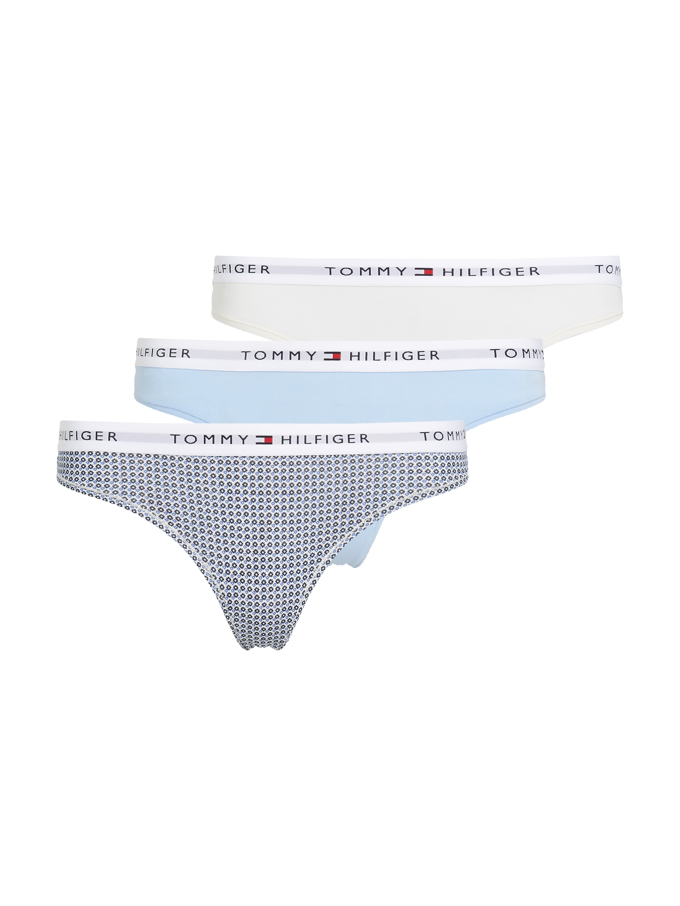 Tommy Hilfiger Underwear String, (Packung, 3 St., 3er), mit Logoschriftzug günstig online kaufen