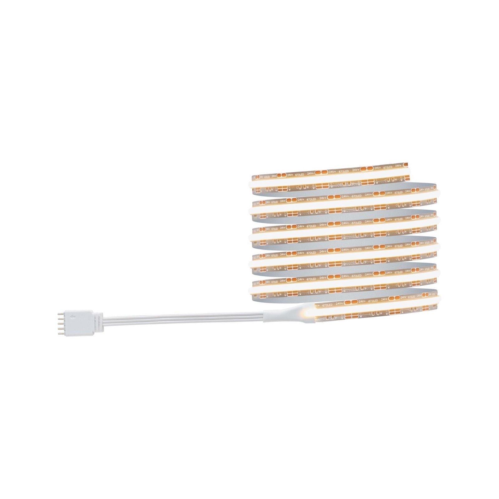 Paulmann LED-Streifen »MaxLED 1000 Basis Set 1,5m 15,5W 230/24V silber Kunststoff«, 1 St.-flammig, Full-Line COB 2700-6500K TunableWhite