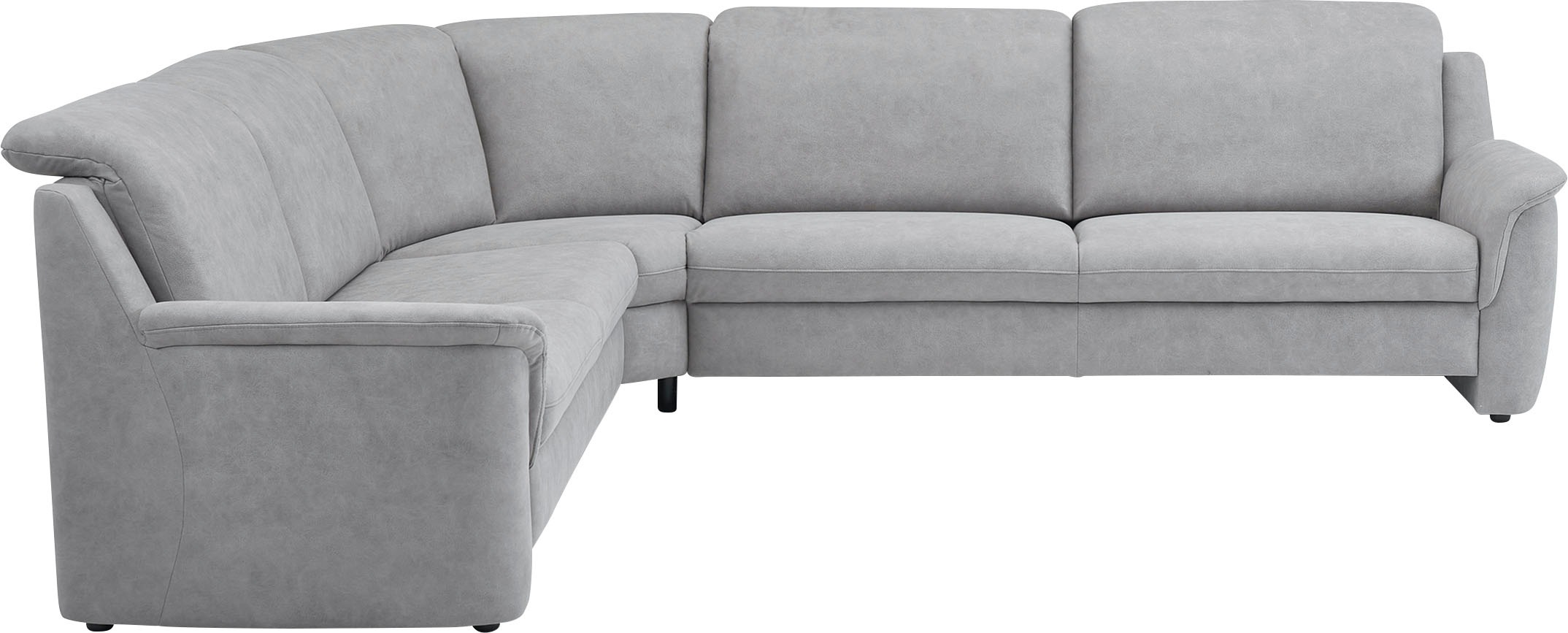 VILLA BECK Ecksofa »Garda L-Form«, (4 St.), inklusive Kopfteilverstellung, Stellmaß 277x245cm