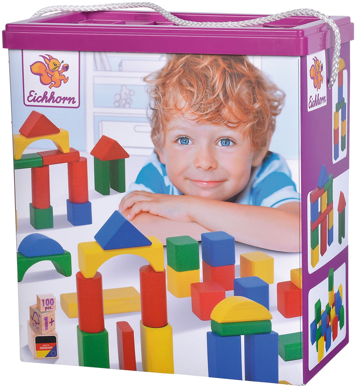 Eichhorn Spielbausteine »Bunt« (100 St.) pagami...
