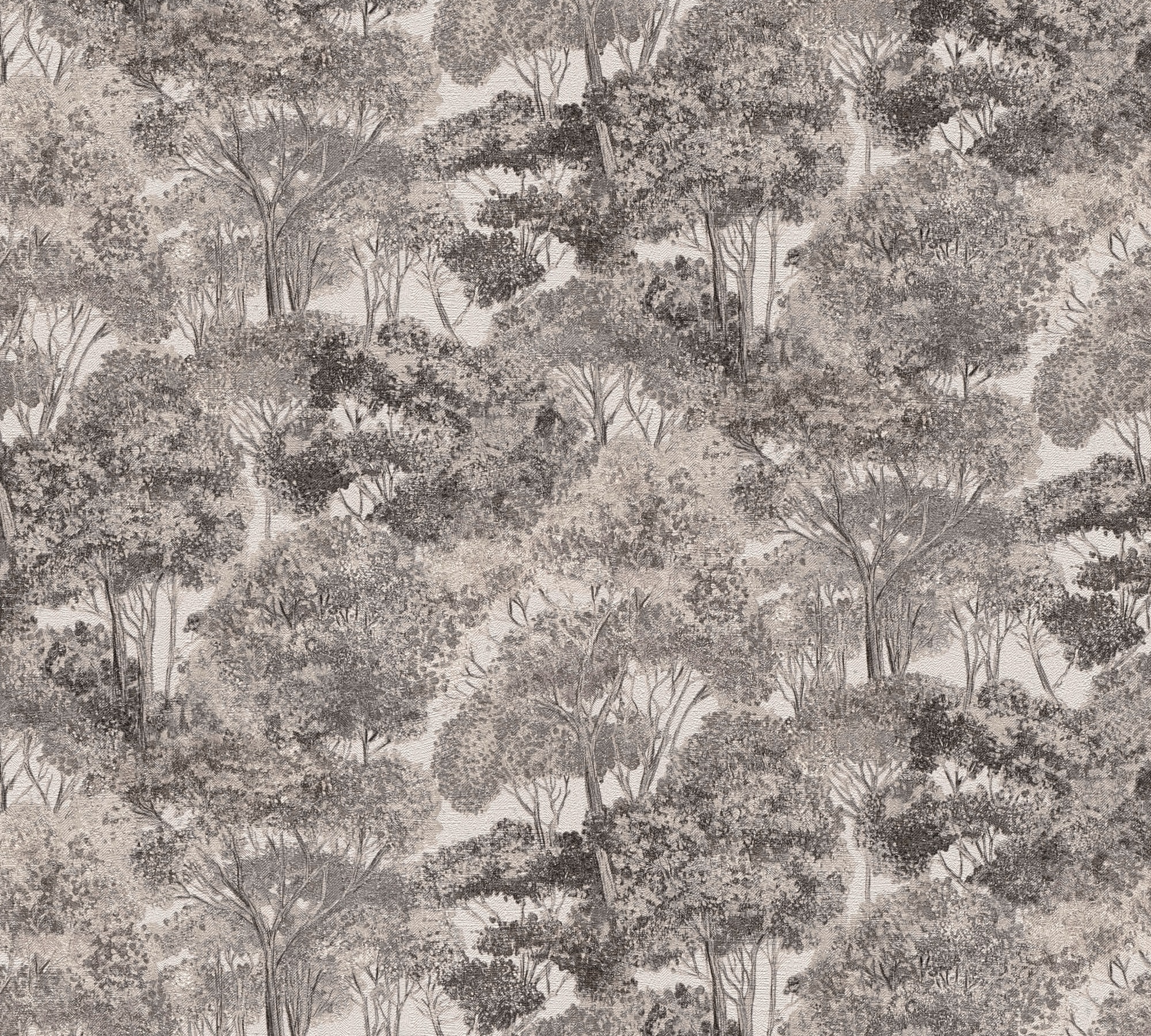A.S. Création Vliestapete »Trend Spectrum Forest – Glitzernde Baumlandschaft Vliestapete« Glitzermuster | Wald | natürlich leicht strukturiert Elegante Baumlandschaft mit Glitzerakzenten und feiner Struktur