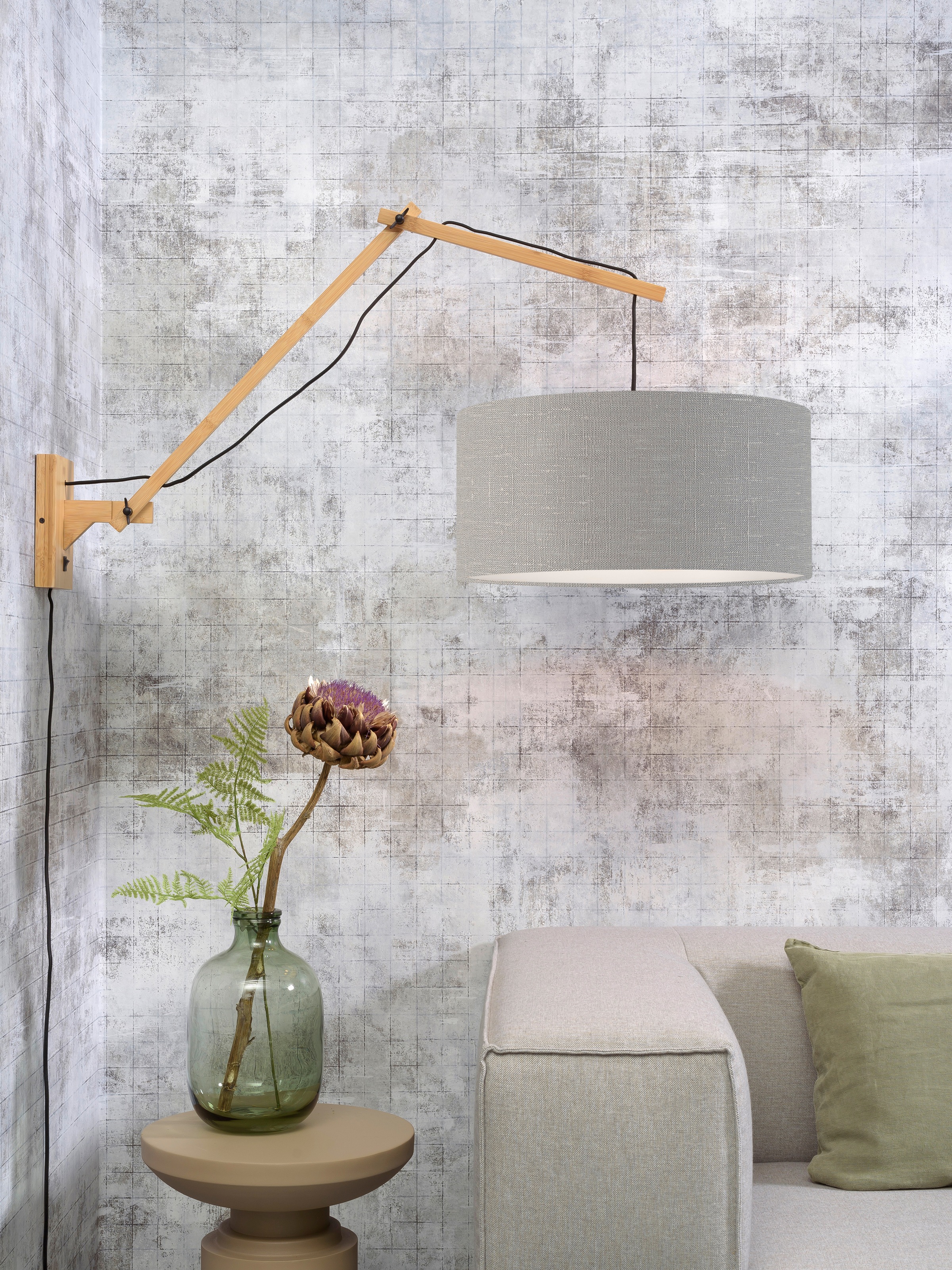GOOD&MOJO Wandleuchte »Andes«, Leuchtmittel E27 | ohne Leuchtmittel