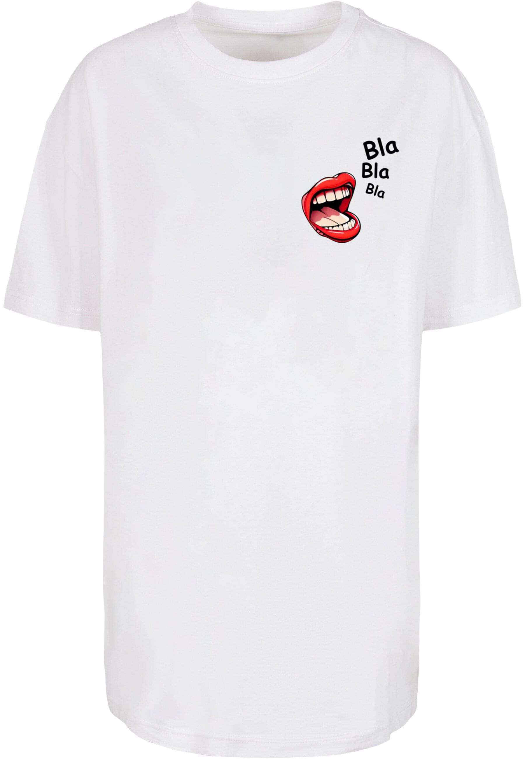 Merchcode T-Shirt "Merchcode Damen Ladies Bla Bla Bla ComicBoyfriend Tee" günstig online kaufen