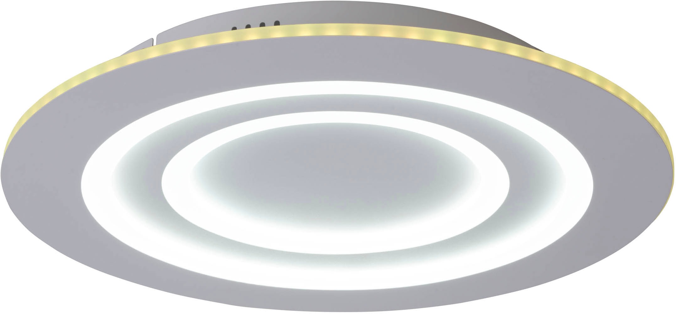 näve LED Deckenleuchte »Mirel«, 1 flammig, Leuchtmittel LED-Modul | LED fest integriert, RGB, CCT, Memory, Nachtlicht, stufenlos dimmbar per Funk-Fernbedienung