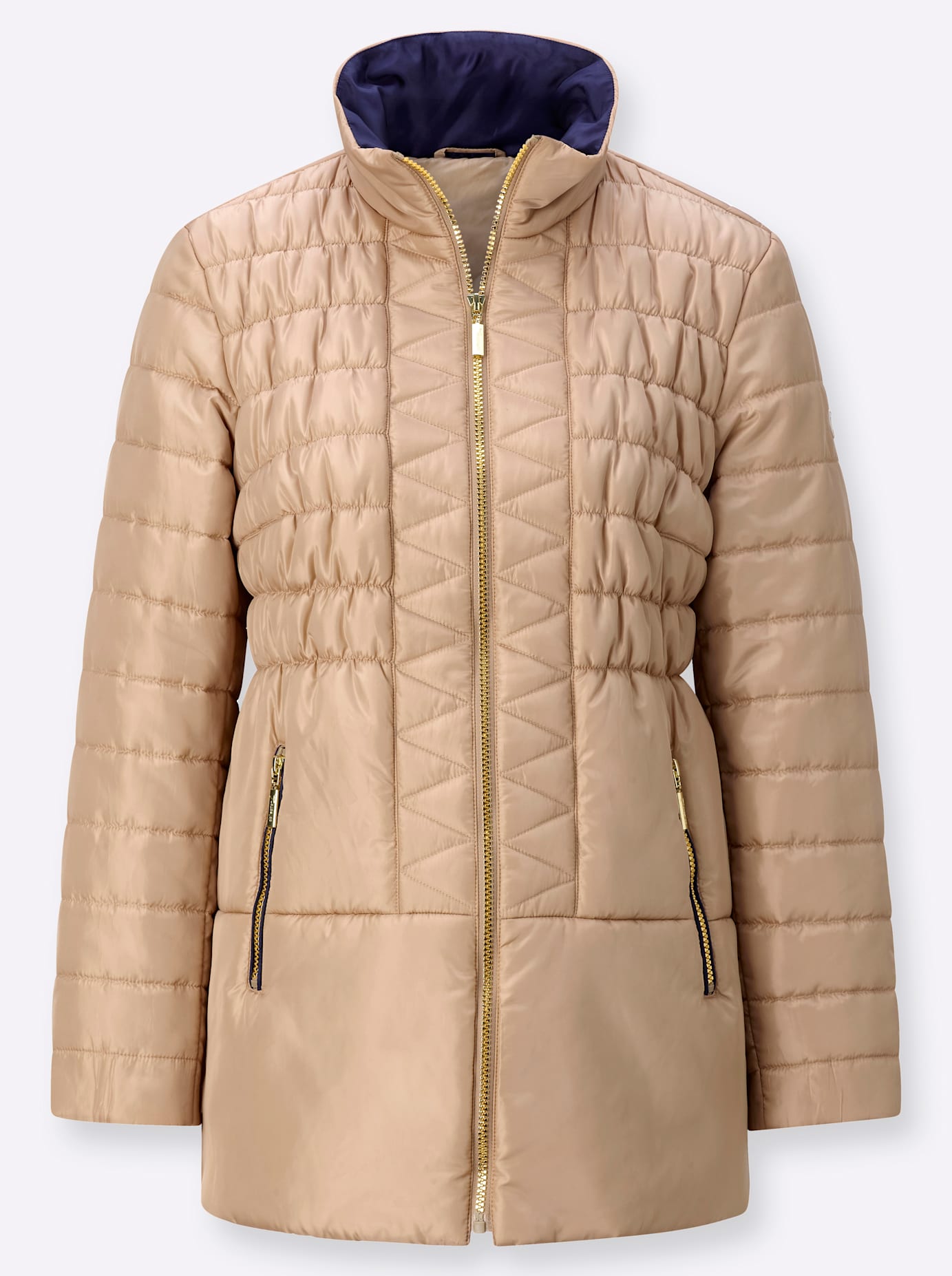 Thumbnail - Casual Looks Steppjacke ohne Kapuze