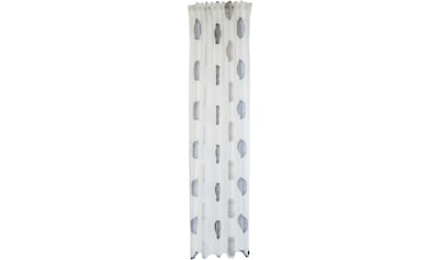 Vorhang »Kaleo«, (1 St.), Vorhang mit verdeckten Schlaufen Kaleo weiß/grau 140x245cm
