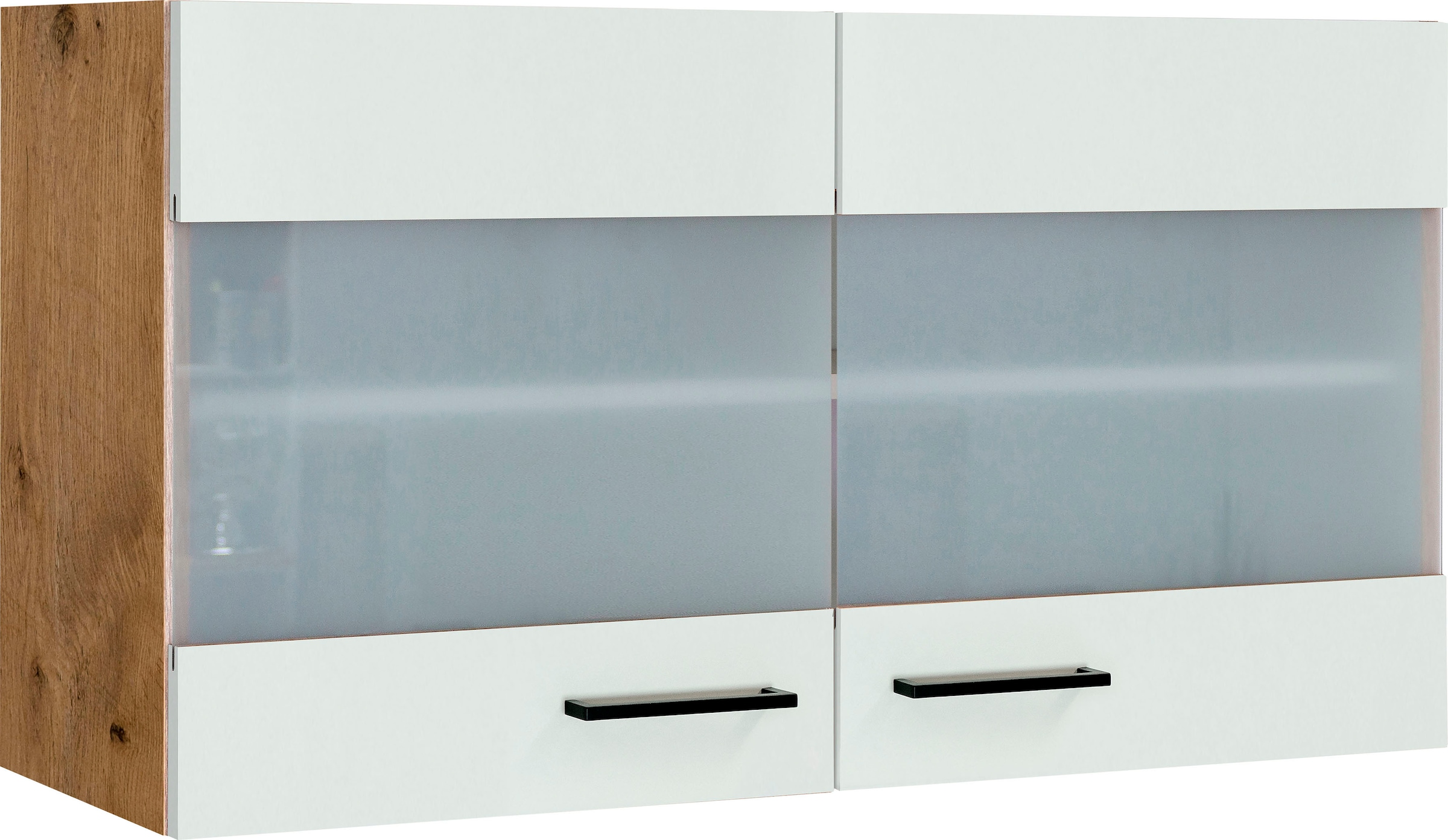 Flex-Well Glashängeschrank "Vintea", (B x H x T) 100 x 54,8 x 32 cm, mit Stollenglastüren