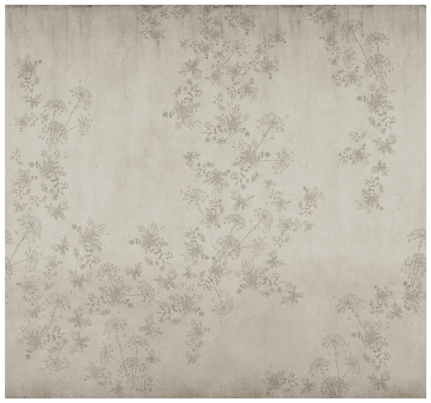 vtwonen Fototapete "Wild Flower Beton" geblümt glatt 280x300 cm