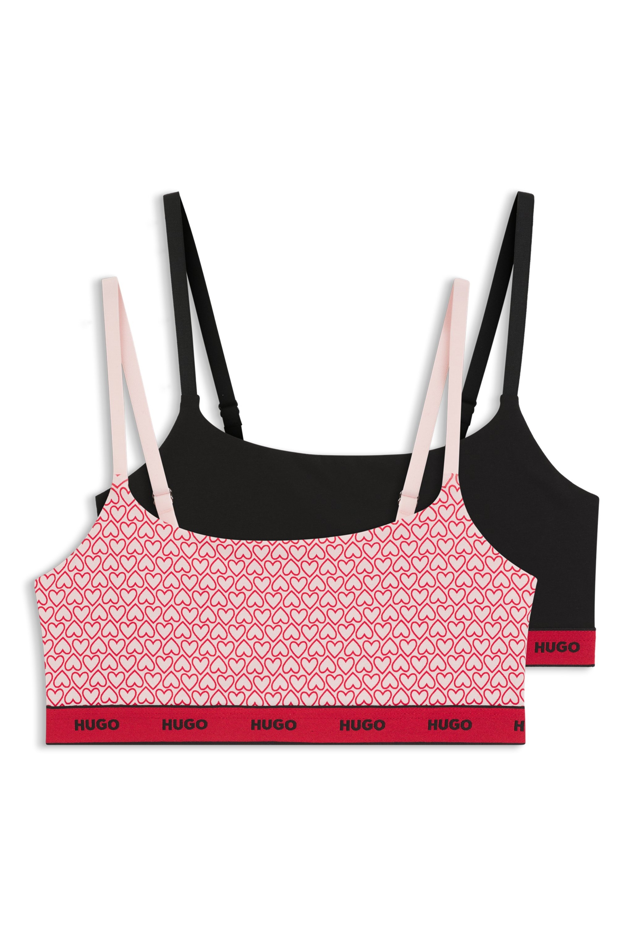 HUGO Underwear Bralette "TWIN BRALETTE DESIGN" 2 Stk. ohne Verschluss, ohne günstig online kaufen