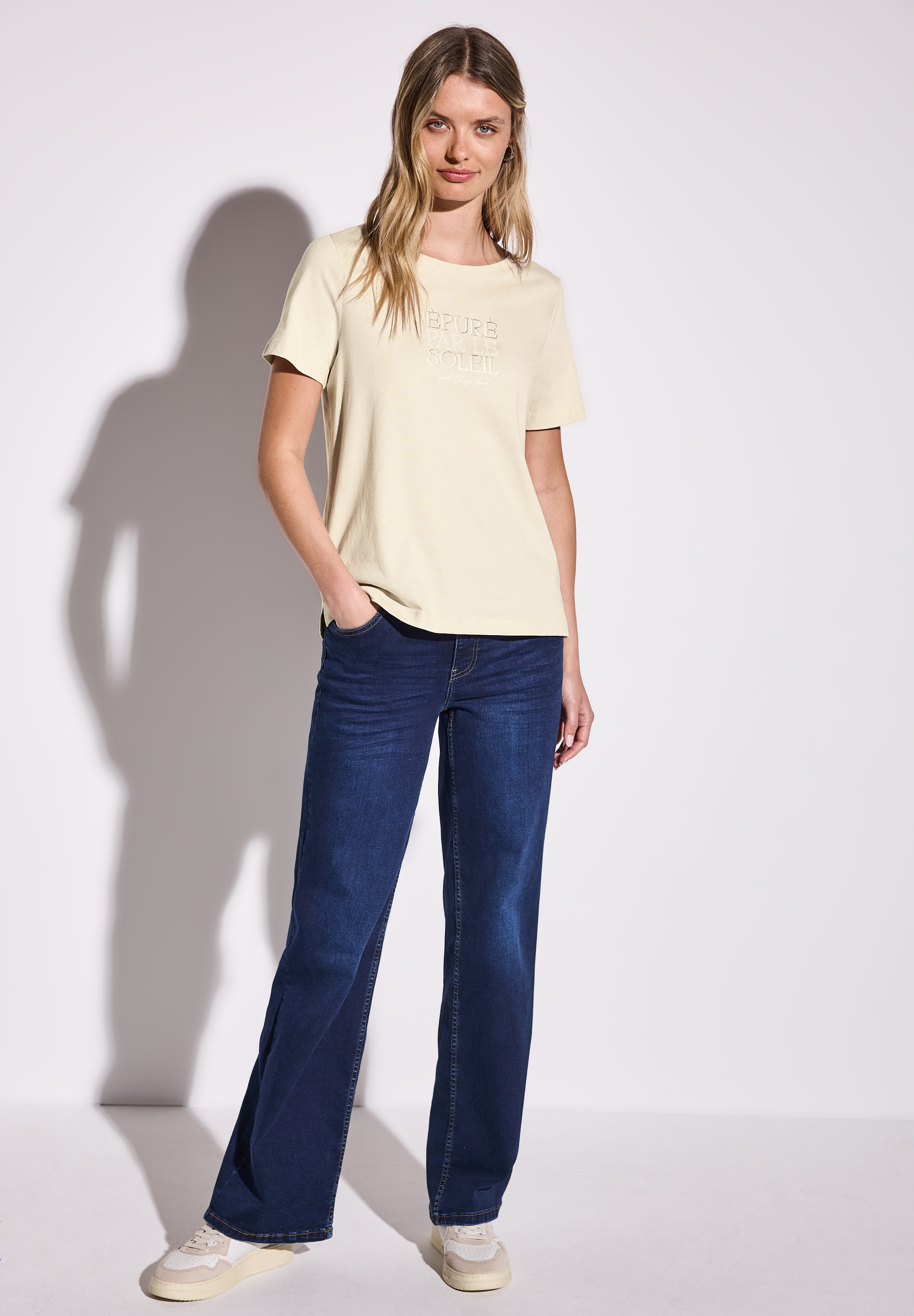 STREET ONE T-Shirt, im soften Baumwoll-Mix