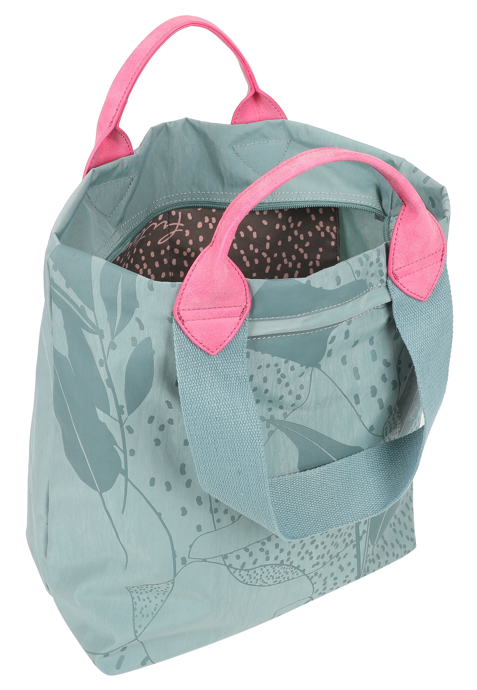 Fritzi aus Preußen Cityrucksack »Leaves Lighty«, aus robustem Nylon