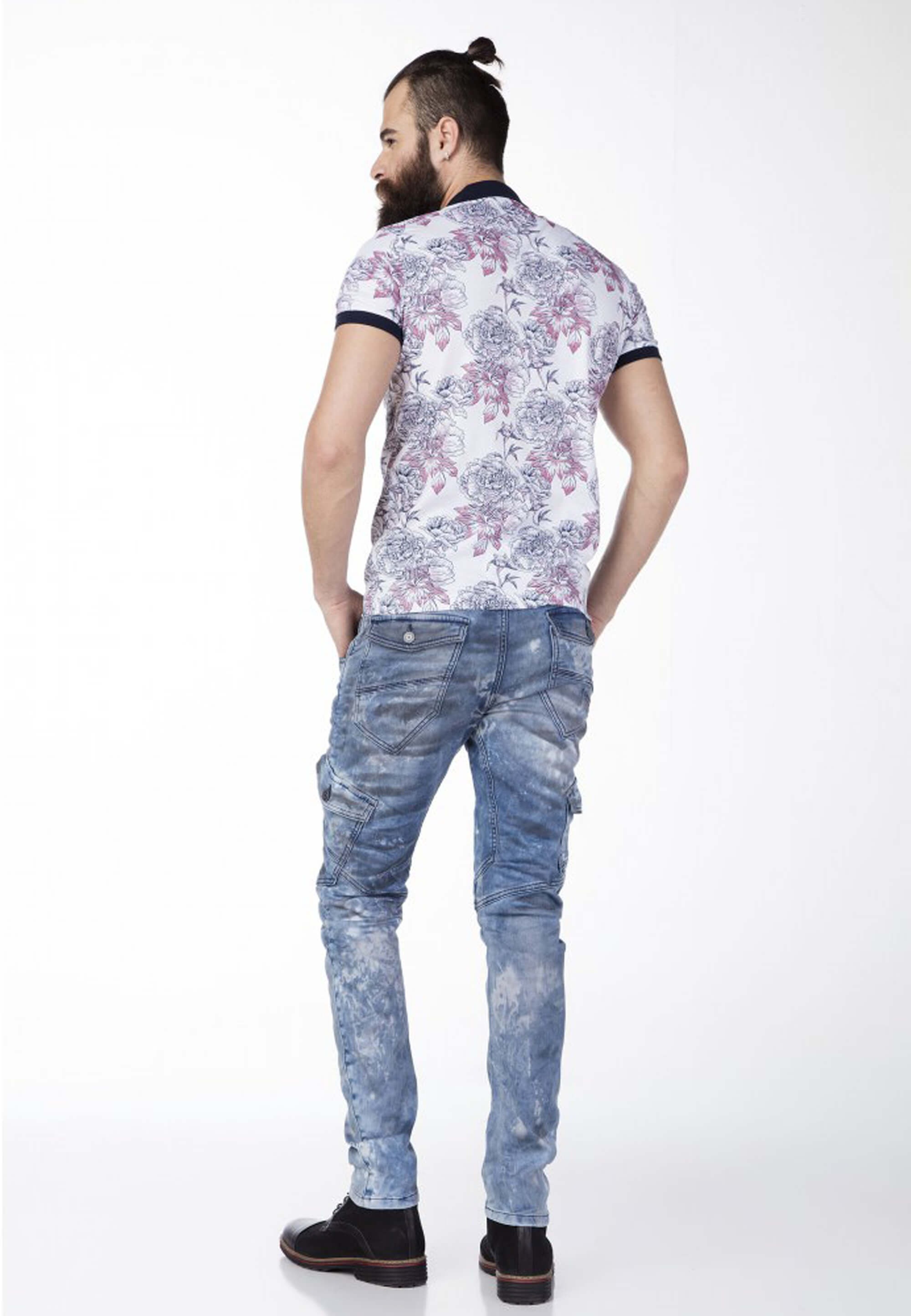 Cipo & Baxx Slim-fit-Jeans, mit Seitentaschen