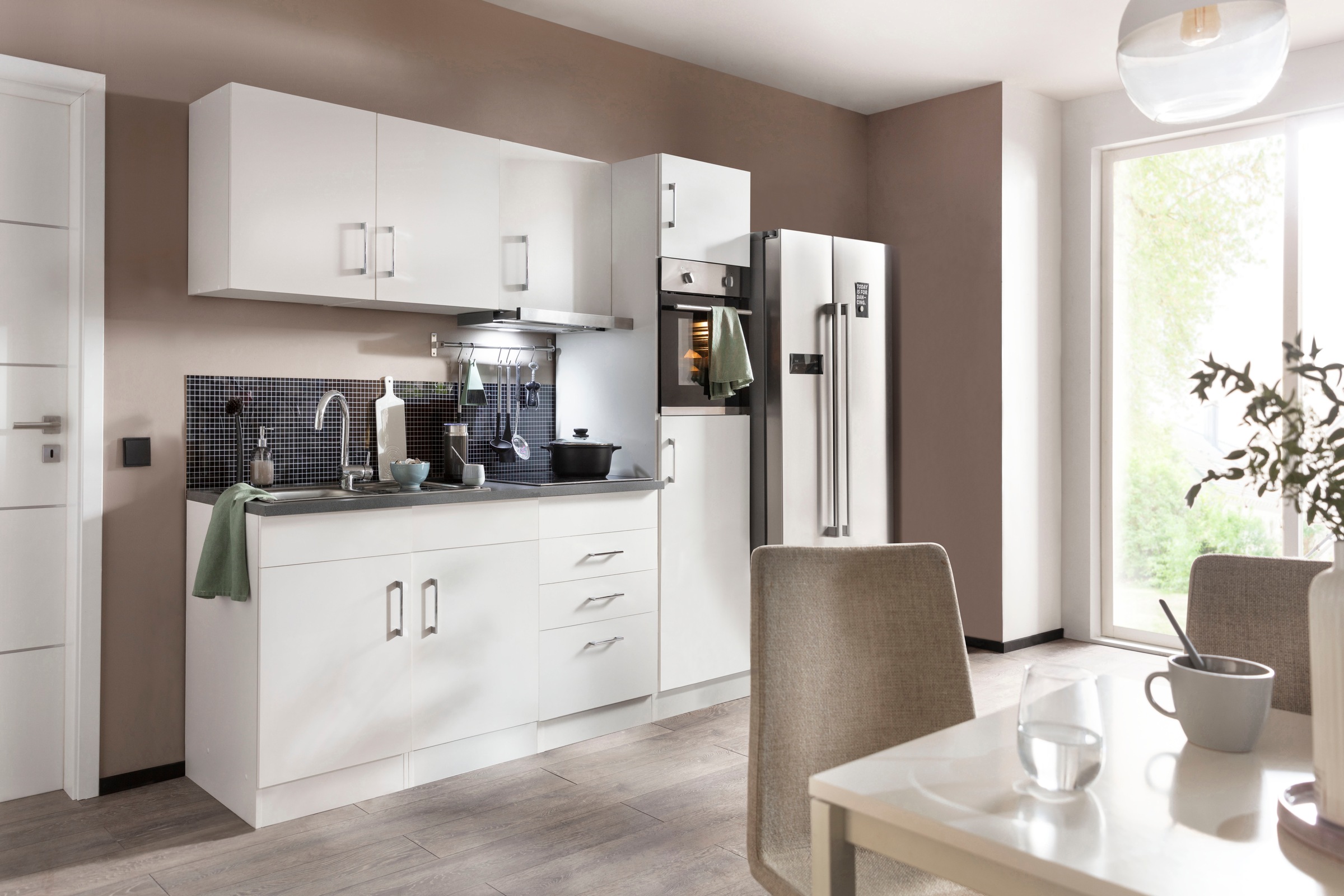 KOCHSTATION Küchenzeile "KS-Paris – Küchen mit einzigartigen Fotomotiven au günstig online kaufen