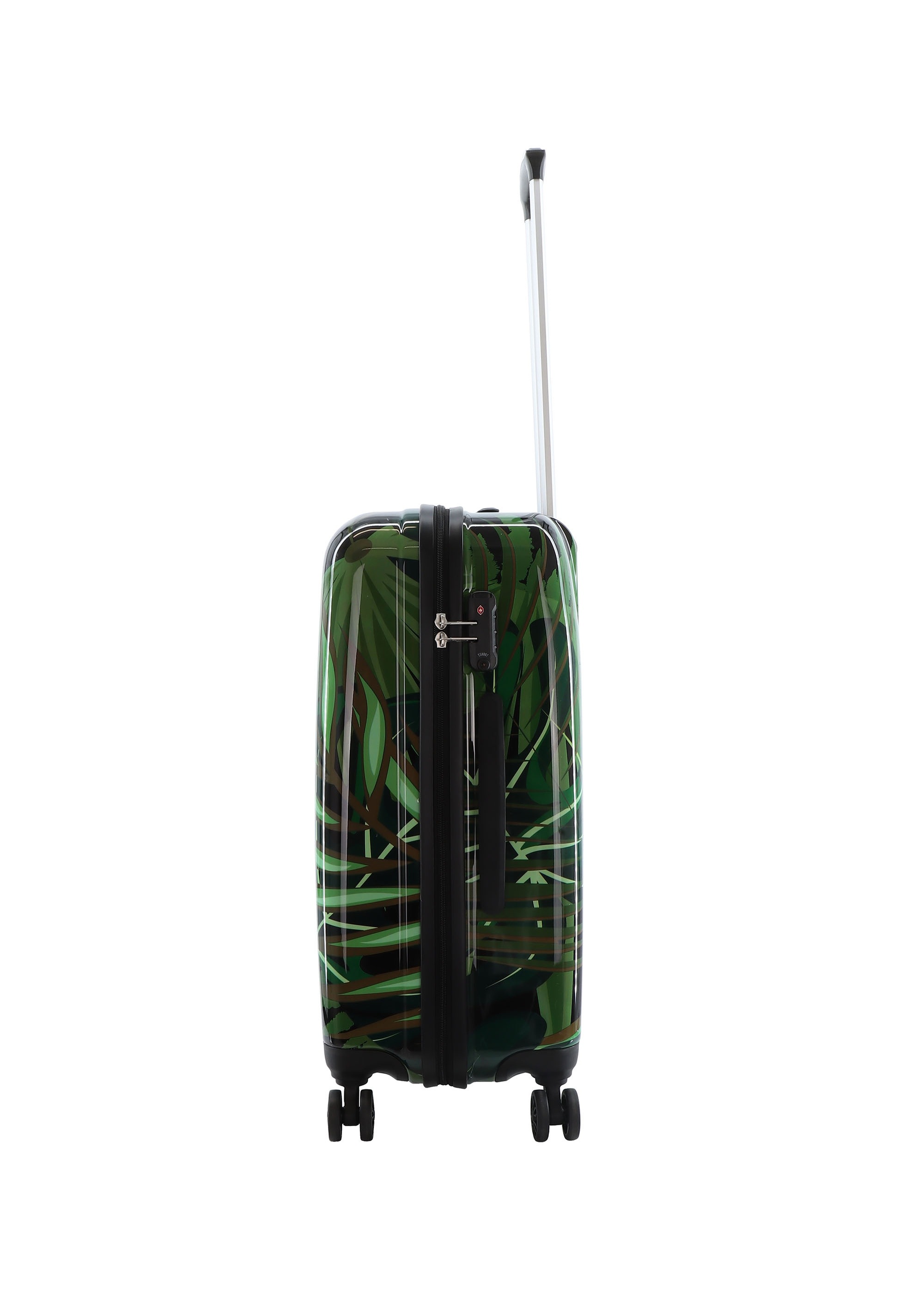 Saxoline® Koffer »Palm Leaves« Mit praktische Teleskop-Griff