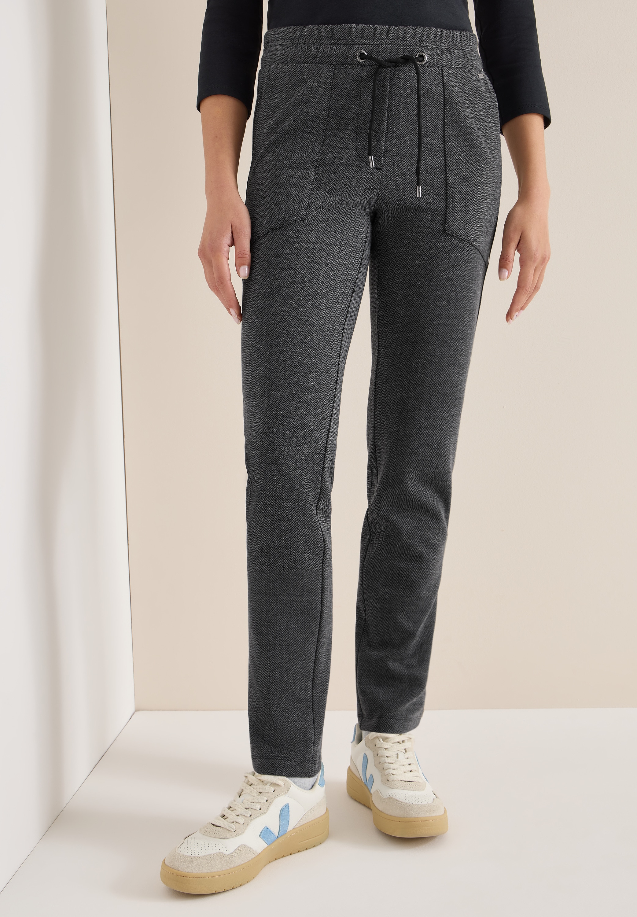 Cecil Jogger Pants mit Elastikbund und Tunnelzugbändchen günstig online kaufen