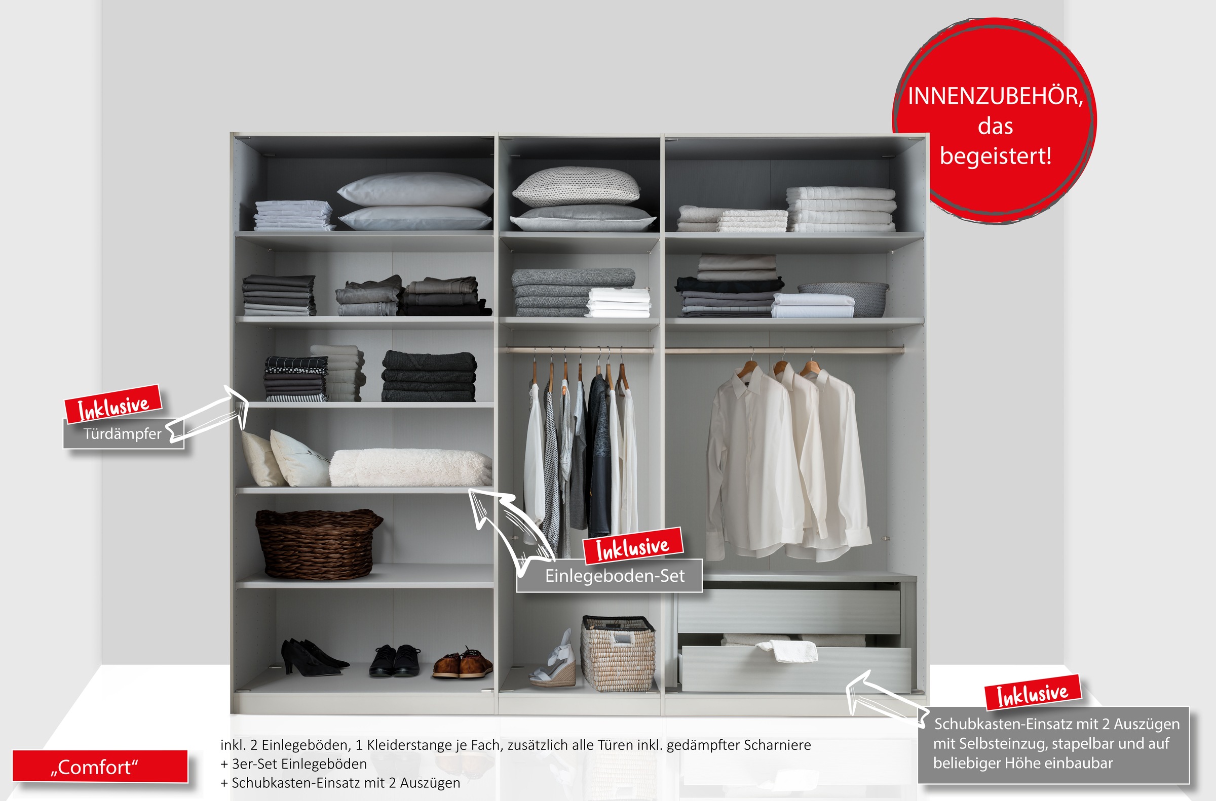 WIEMANN Drehtürenschrank »Lagos«, inkl. Türendämpfung