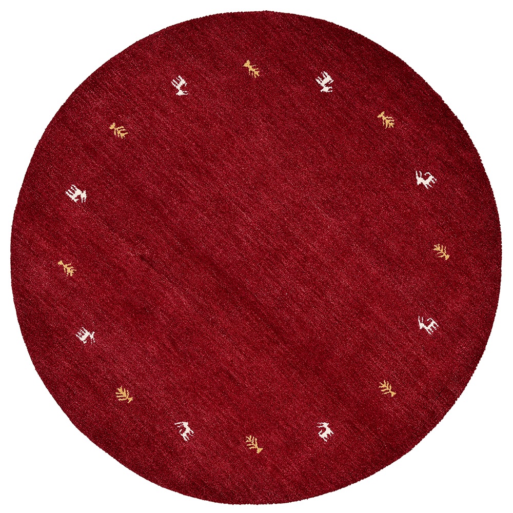 THEKO Wollteppich "Gabbeh Motiv, Handgefertigt, Teppich, Tiermotiv, reine W günstig online kaufen