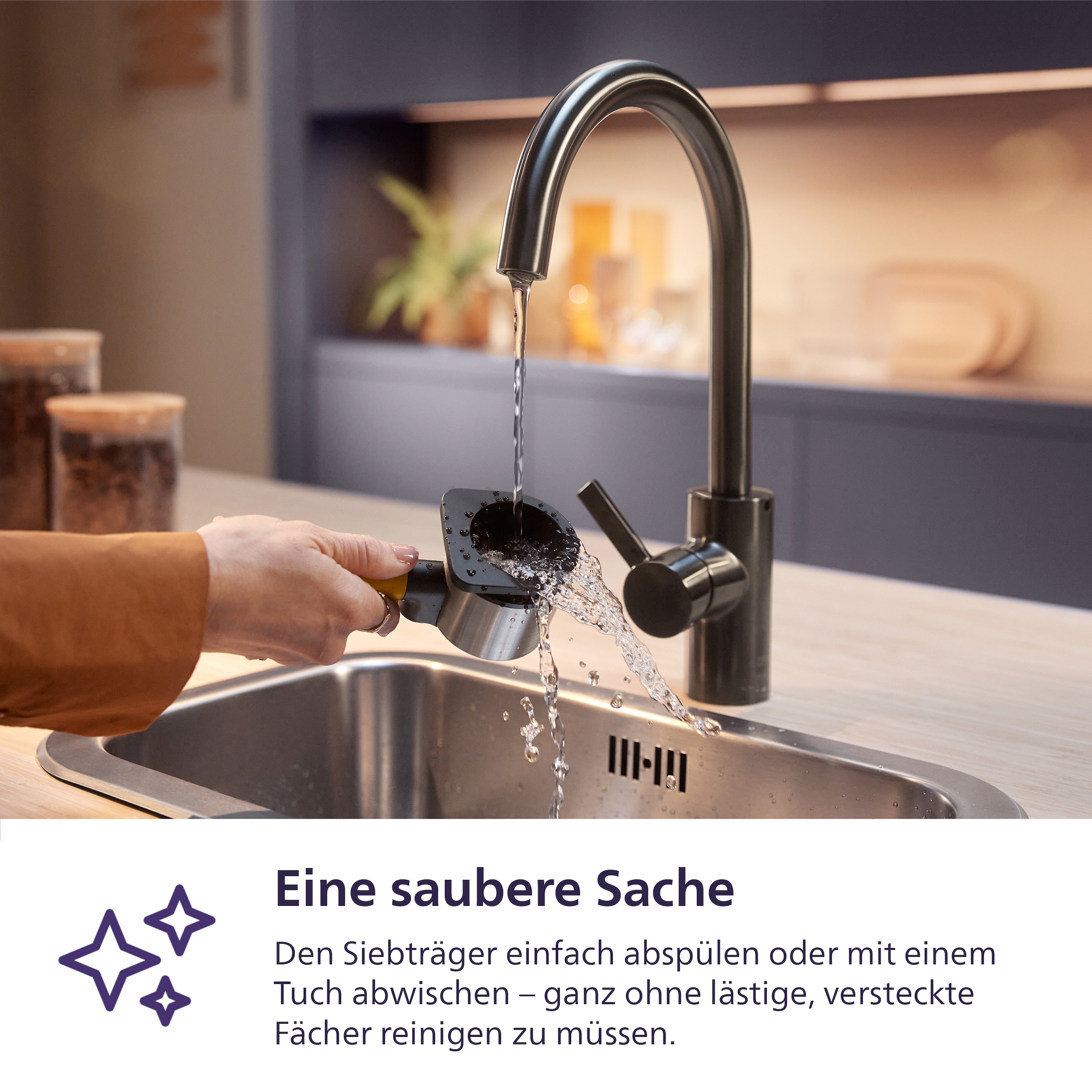 PHILIPS baristina Espressomaschine »mit Bean swap BAR320/00 mit Mahlwerk für ganze Bohnen«, Doppelter Bohnenbehälter, 16 bar Pumpendruck, Naturweiß​