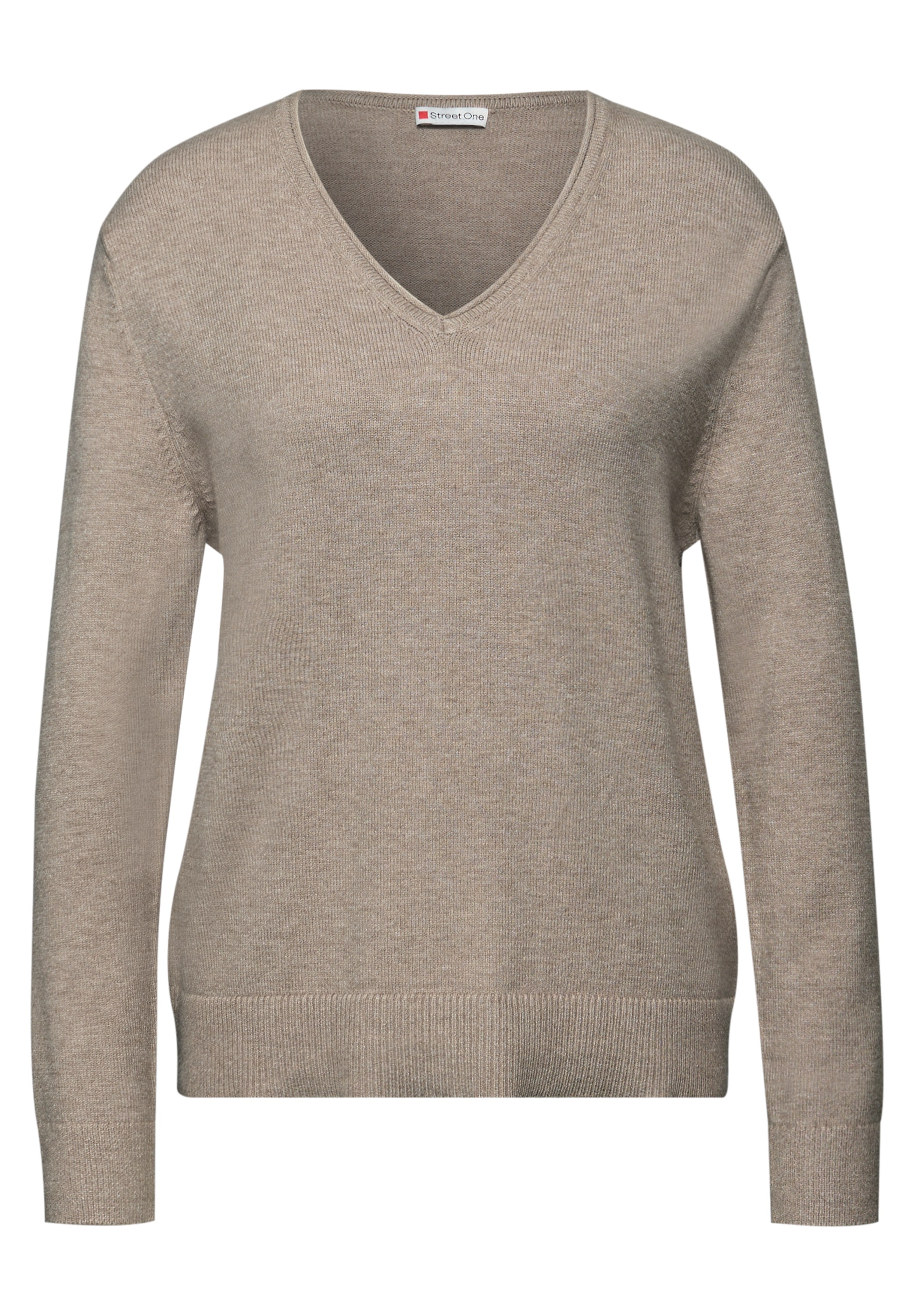 STREET ONE Strickpullover in Unifarbe