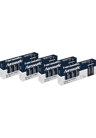 Hanseatic Batterie »40er Pack Alkaline Power AA ...