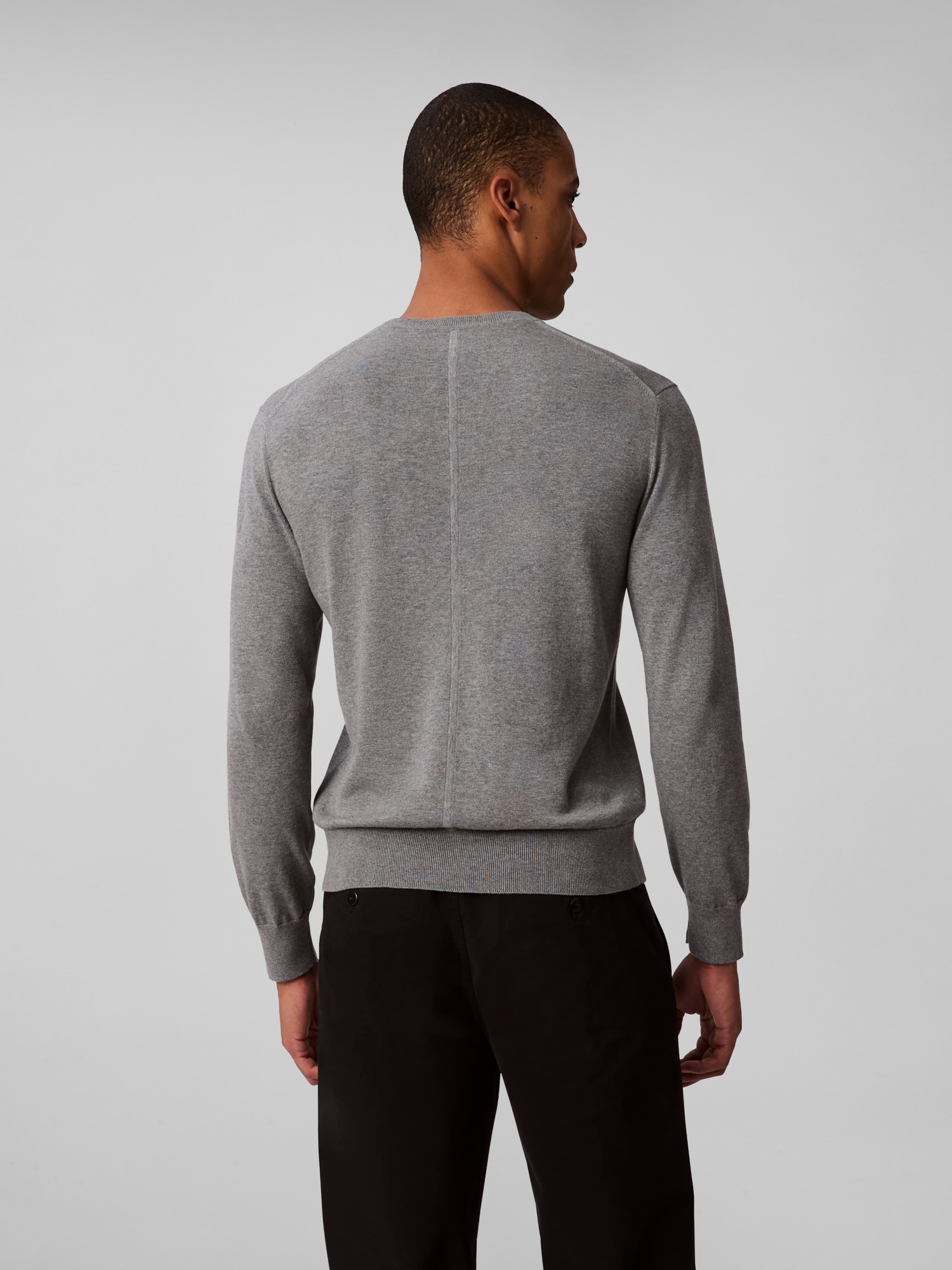 Calvin Klein Strickpullover "LS SUPIMA COTTON CREW 14GG", Mit Rundhalsaussc günstig online kaufen